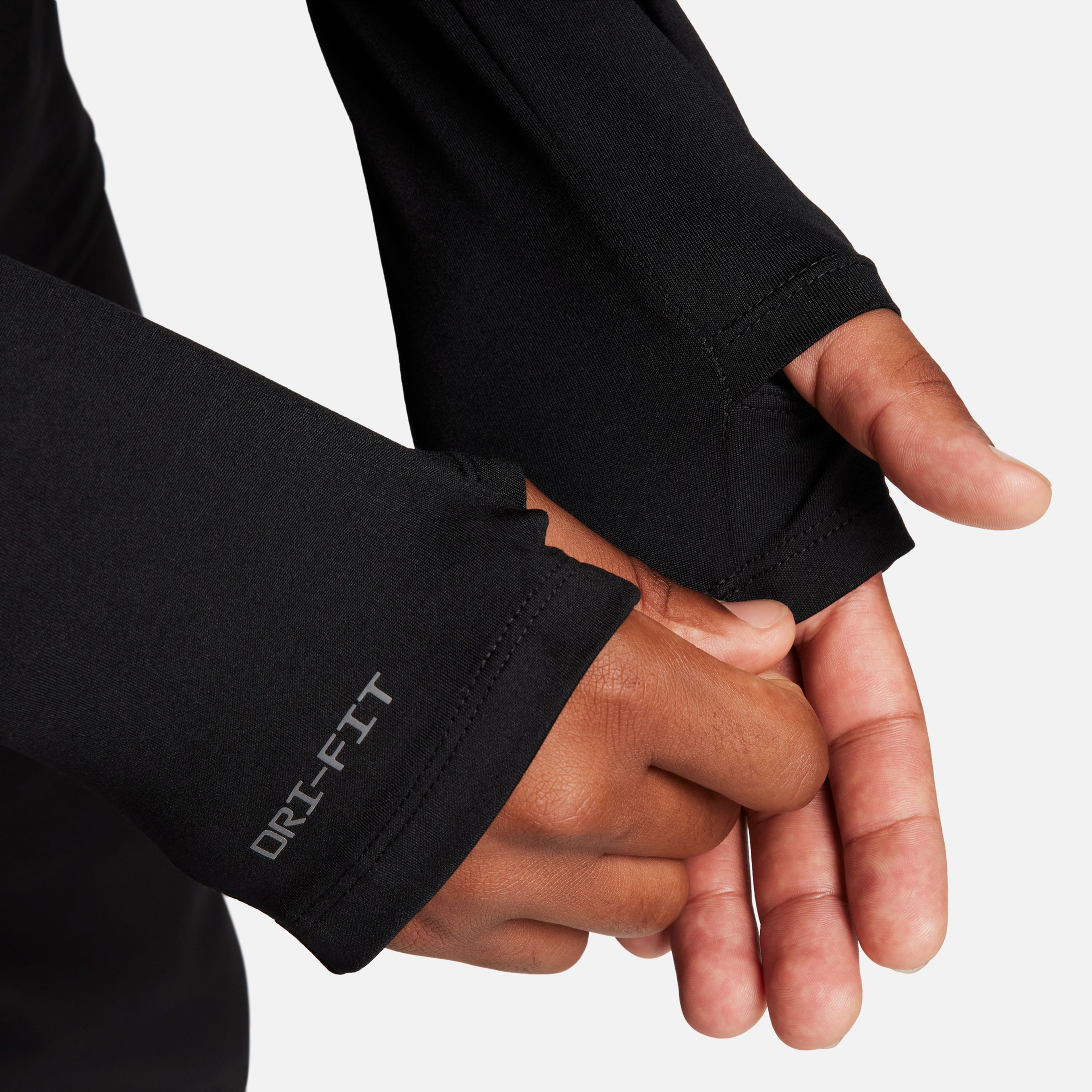 Nike Dri-Fit Element Flash Erkek Siyah Uzun Kollu T-Shirt