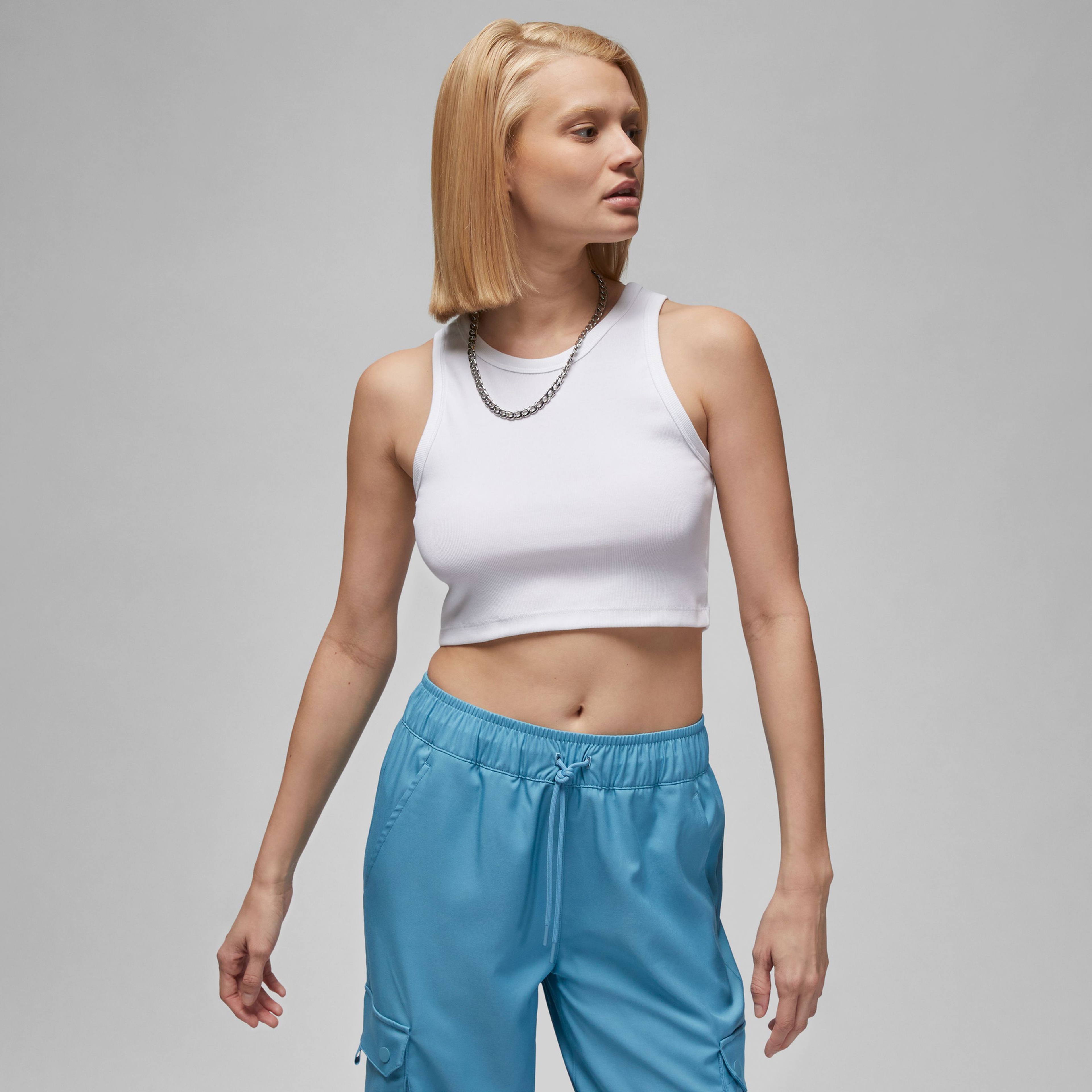 Jordan Tank Core Kadın Beyaz Kolsuz T-Shirt