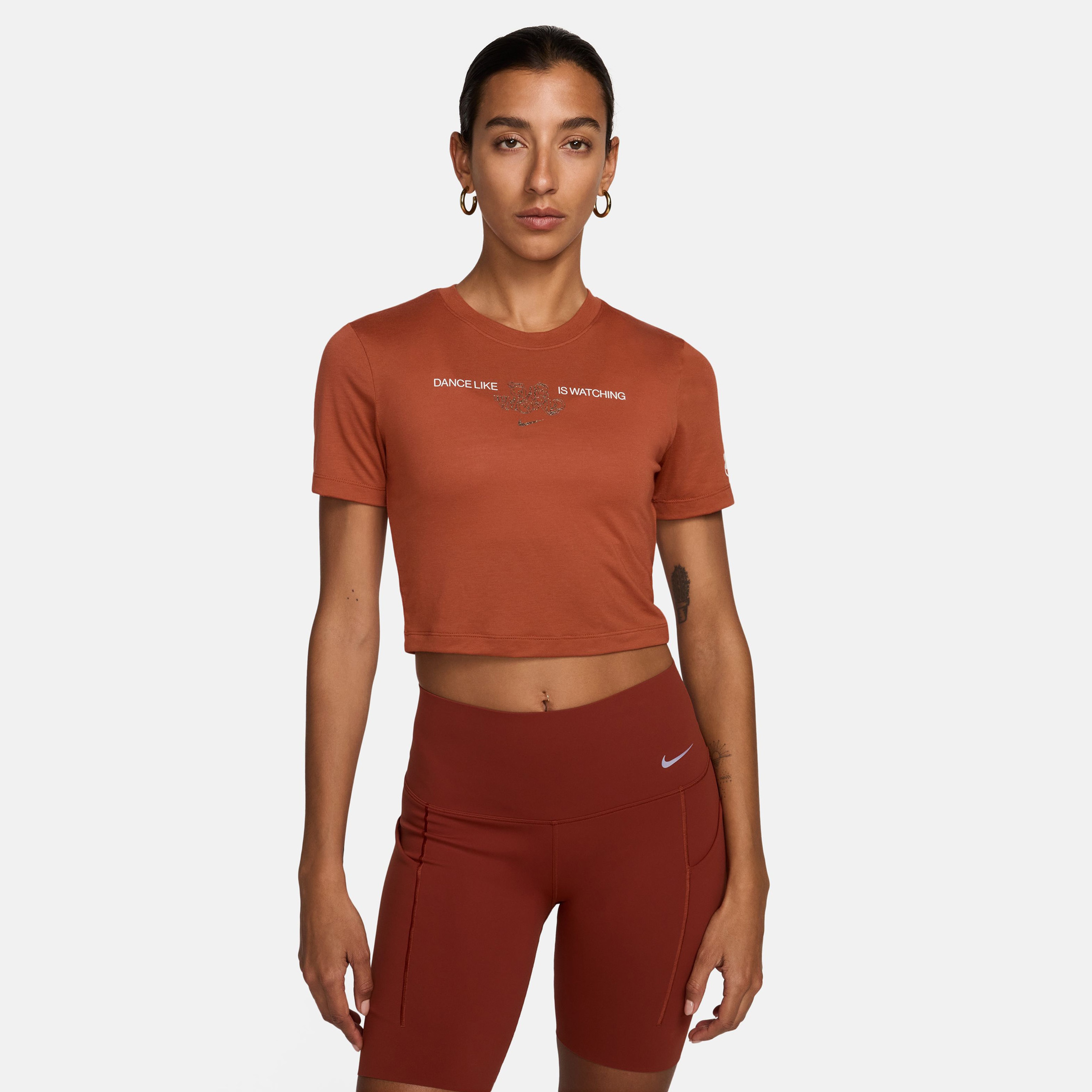 Nike Sportswear Dance Kadın Turuncu T-Shirt