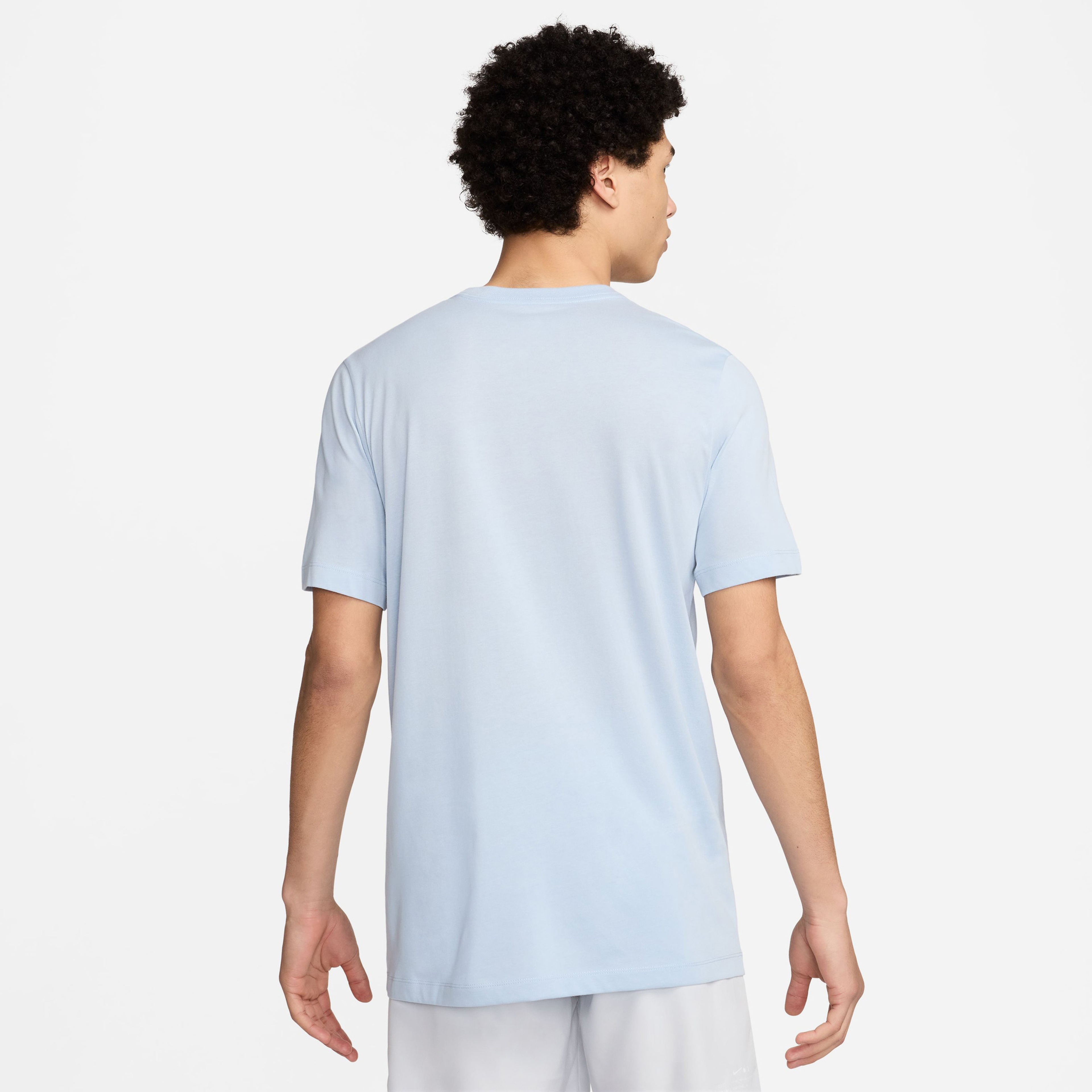 Nike Dri-Fit Run Heritage Erkek Mavi T-Shirt