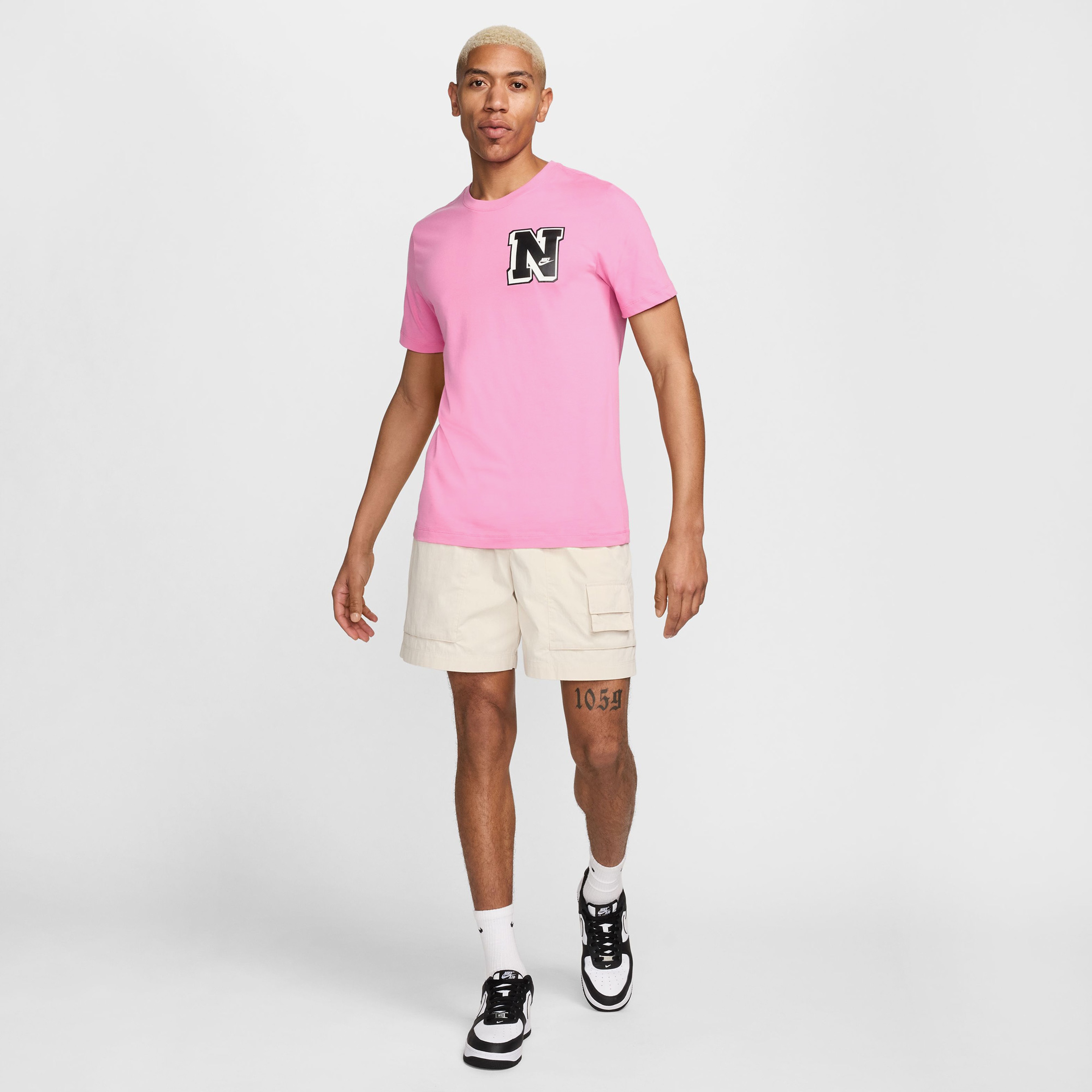 Nike Sportswear Club Erkek Pembe T-Shirt