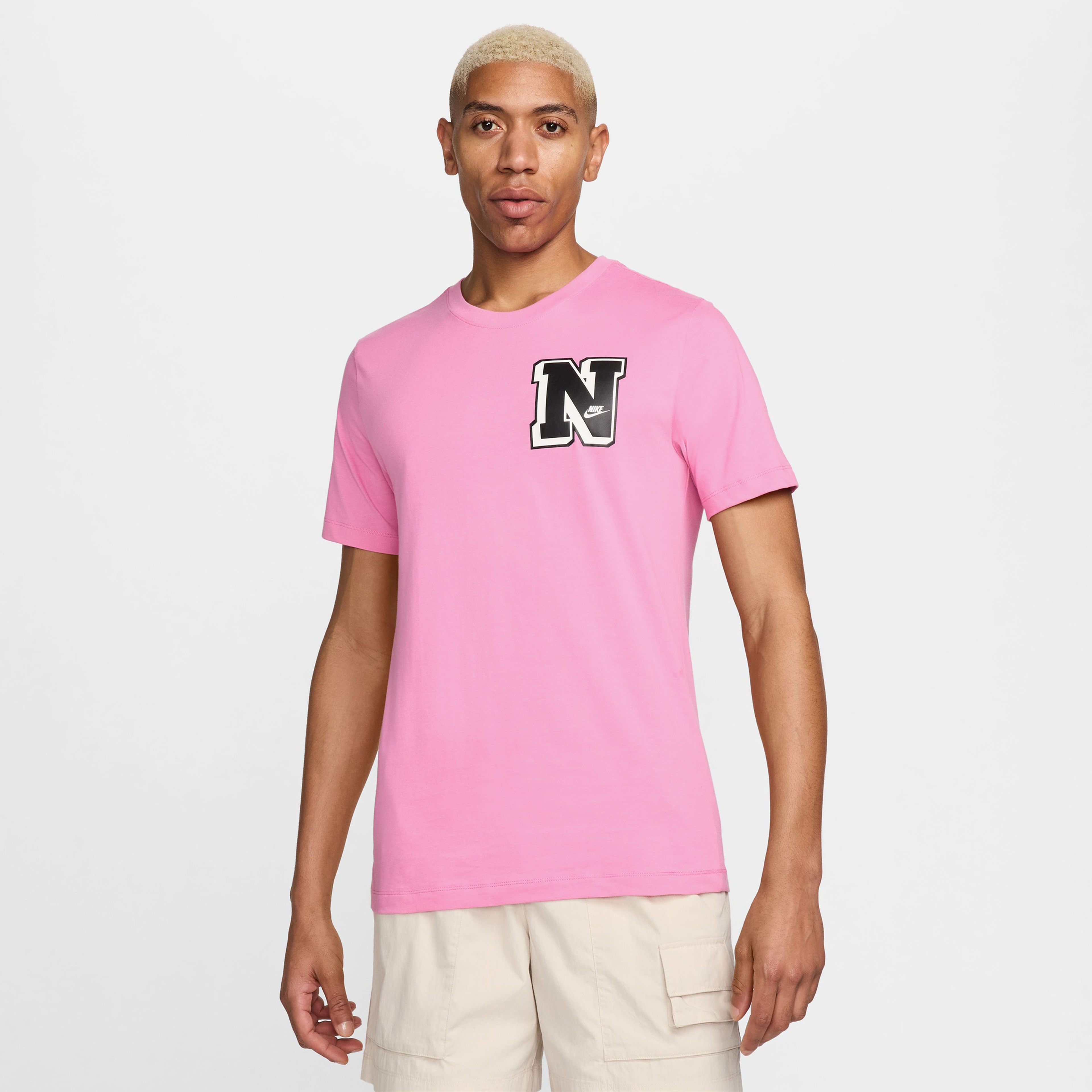Nike Sportswear Club Erkek Pembe T-Shirt