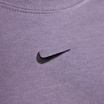 Nike Sportswear Chill Terry Kadın Mor Crop Sweatshirt