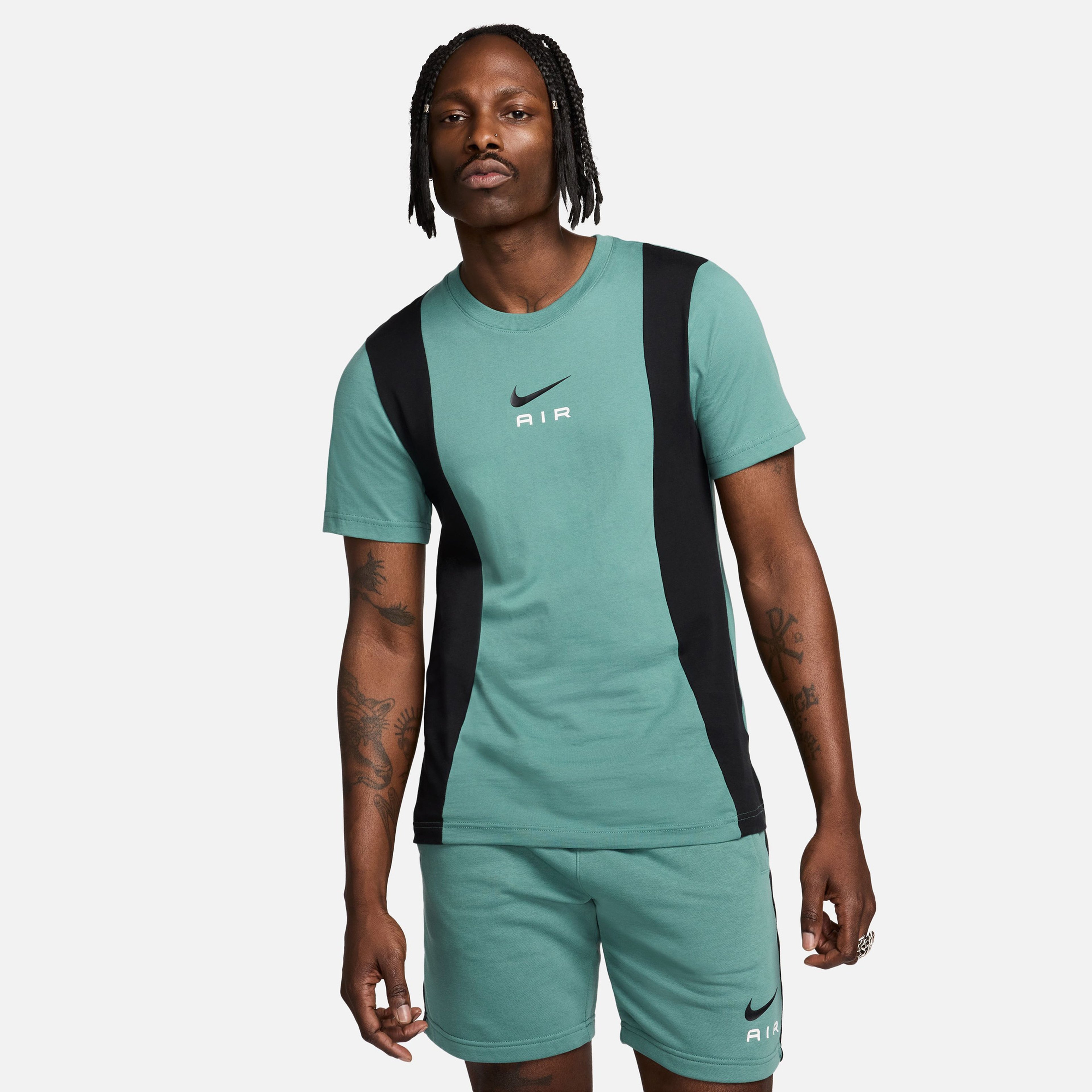 Nike Sportswear Swoosh Air Erkek Yeşil T-Shirt
