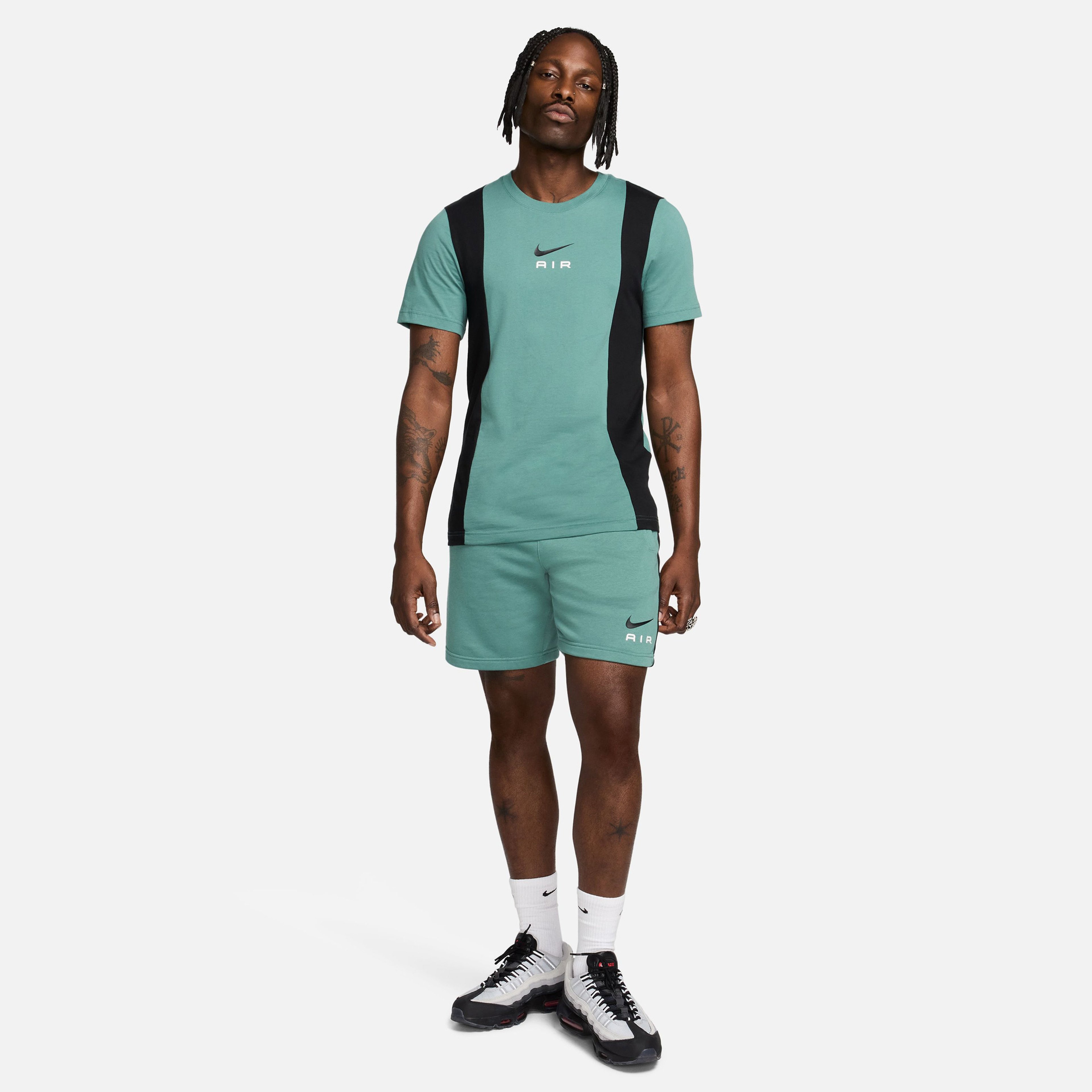 Nike Sportswear Swoosh Air Erkek Yeşil T-Shirt
