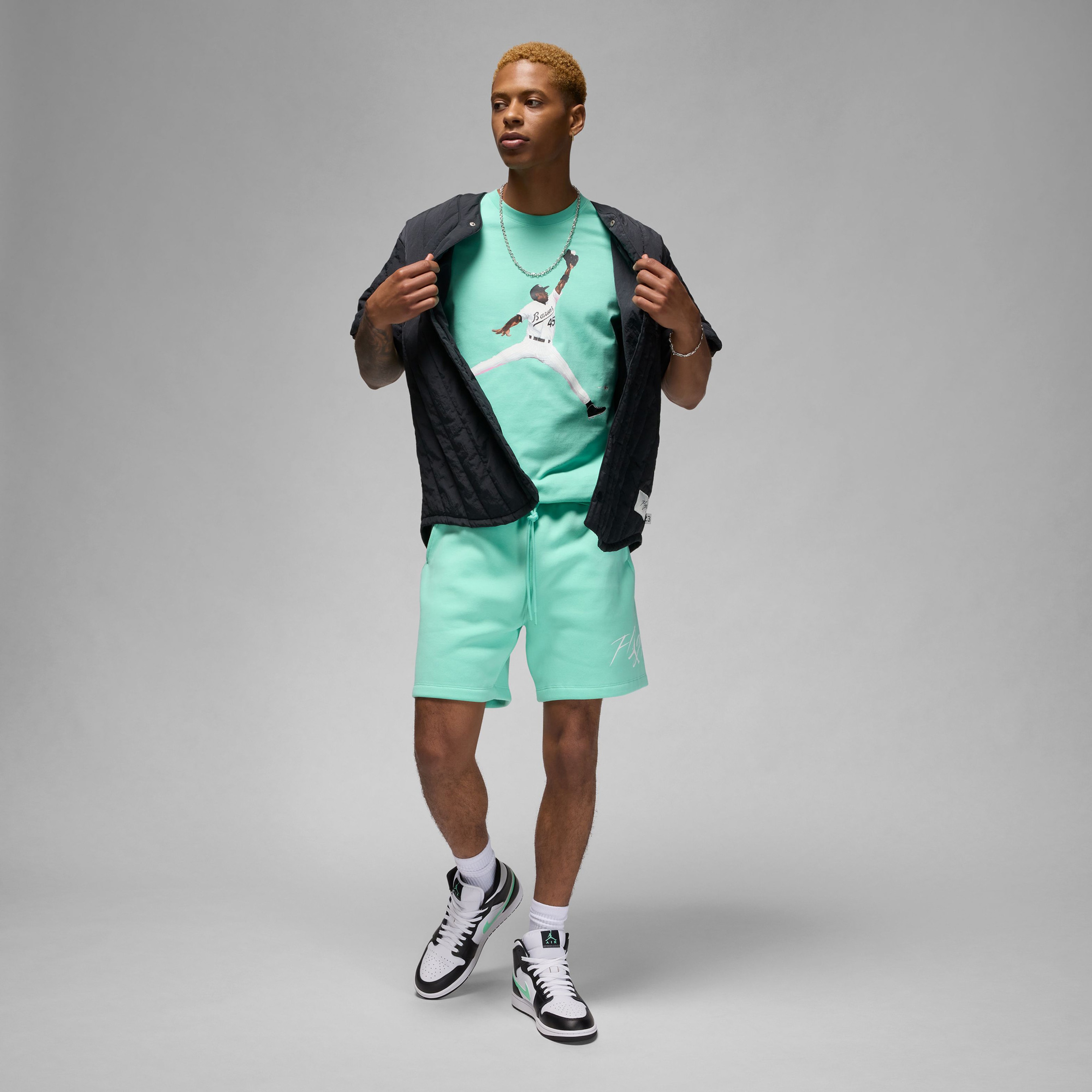 Jordan Flight MVP Erkek Yeşil T-Shirt