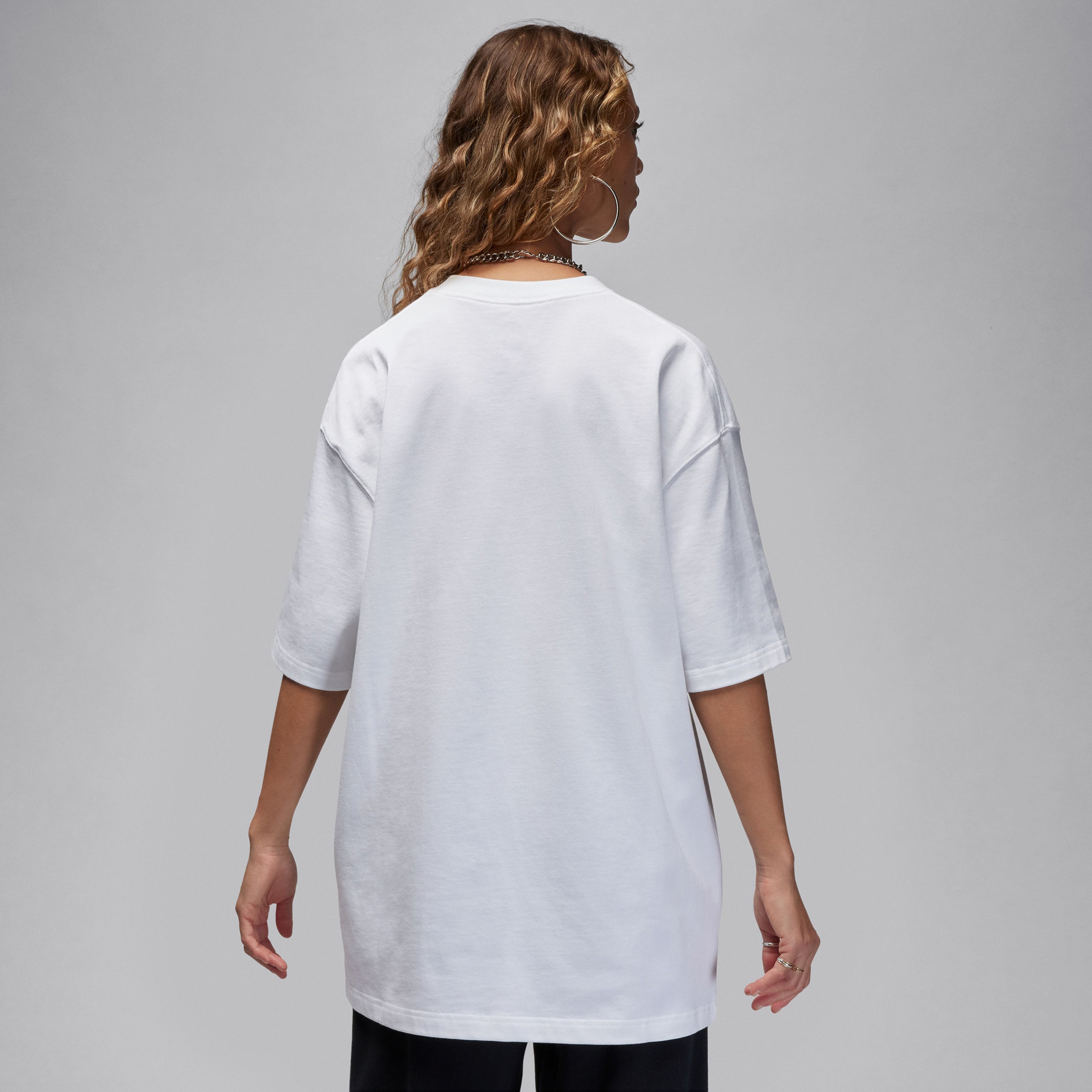 Jordan Essentials Oversize Kadın Beyaz T-Shirt