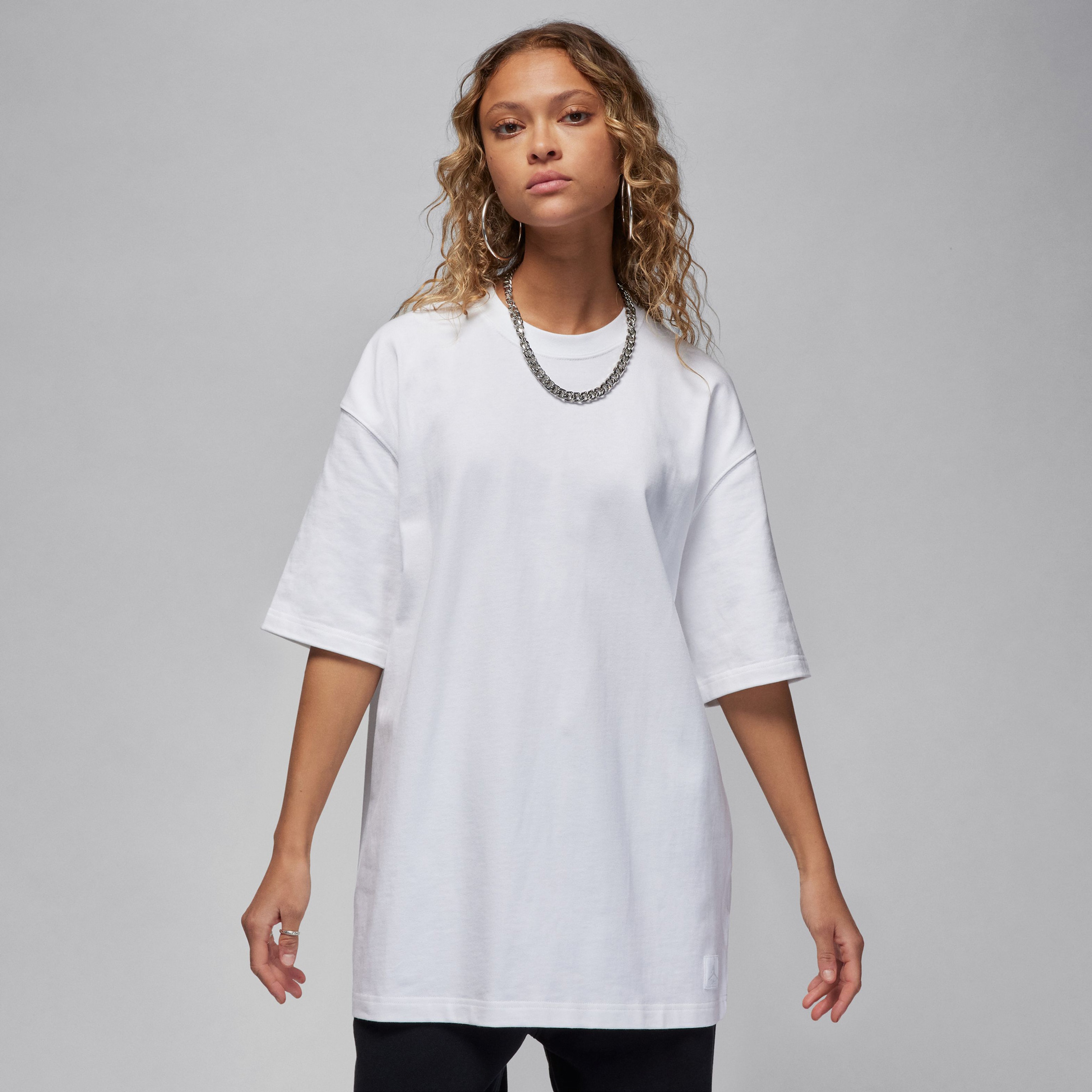 Jordan Essentials Oversize Kadın Beyaz T-Shirt