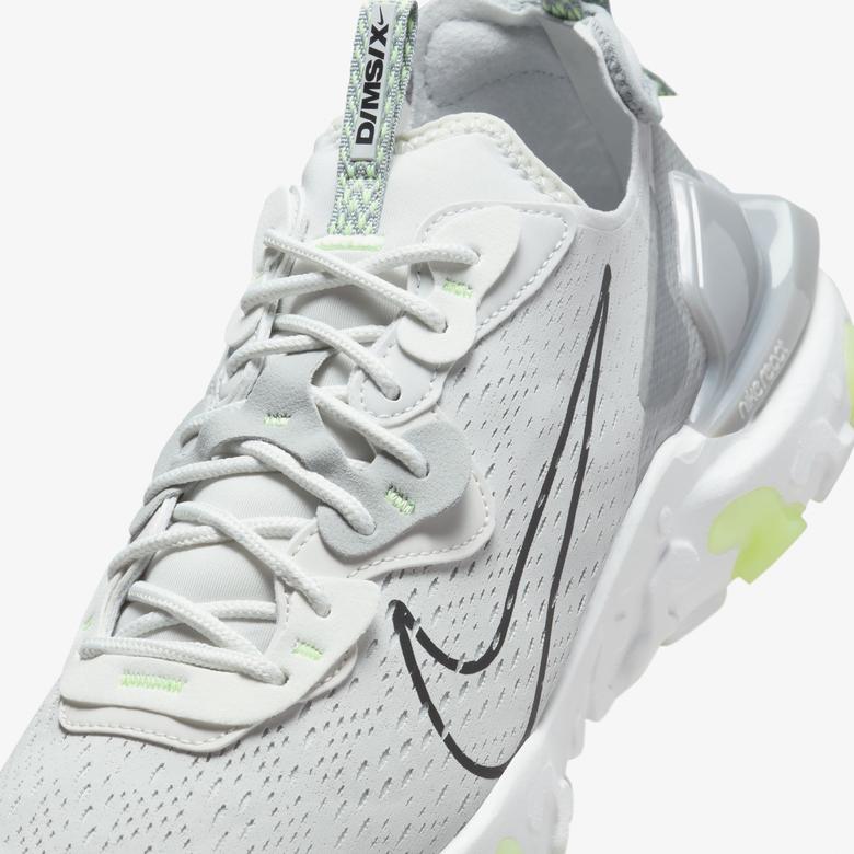 Nike React Vision Erkek Gri Koşu Ayakkabısı