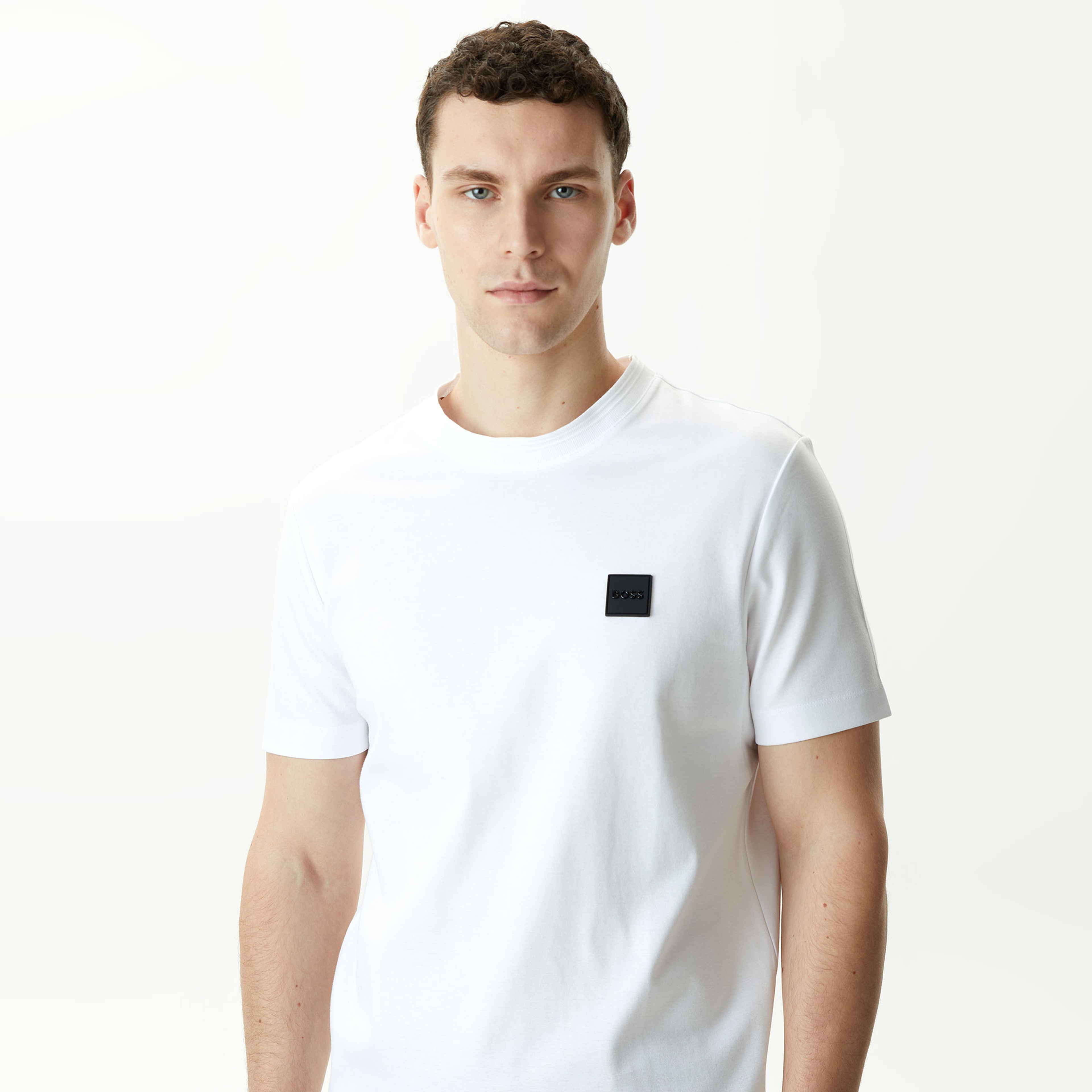 Boss Tiburt 278 Erkek Beyaz T-Shirt