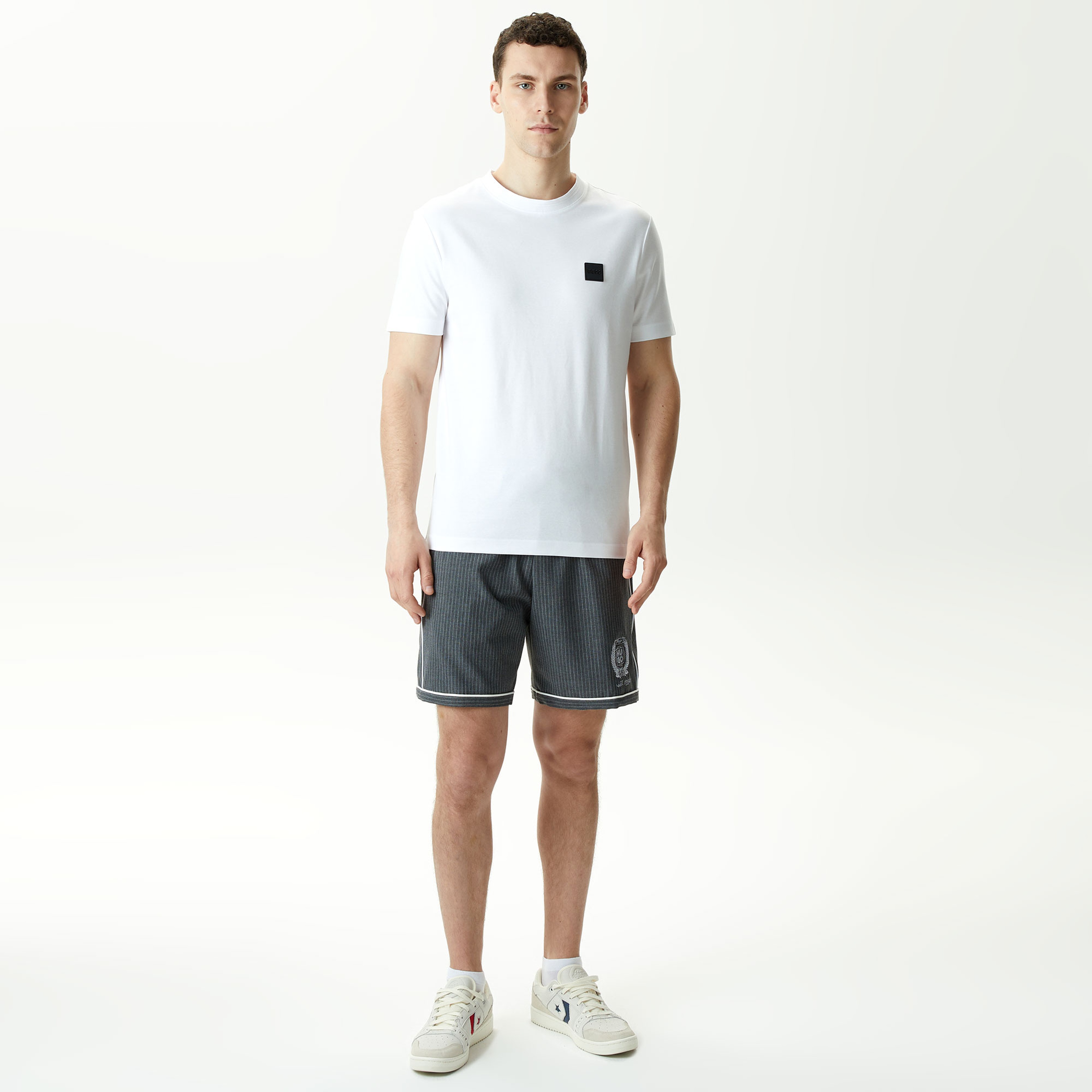 Boss Tiburt 278 Erkek Beyaz T-Shirt