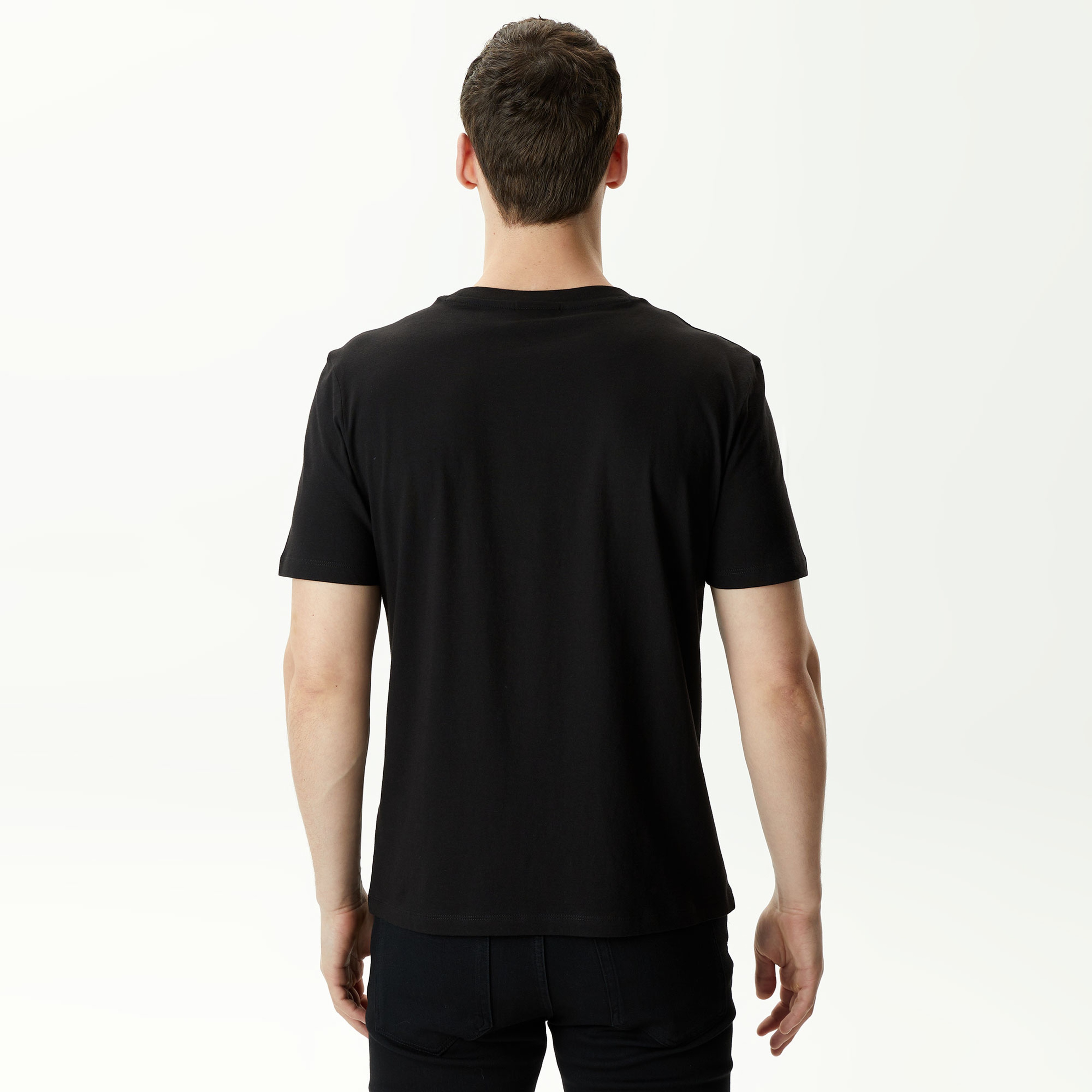 Hugo Hugo-Dimento Erkek Siyah T-Shirt