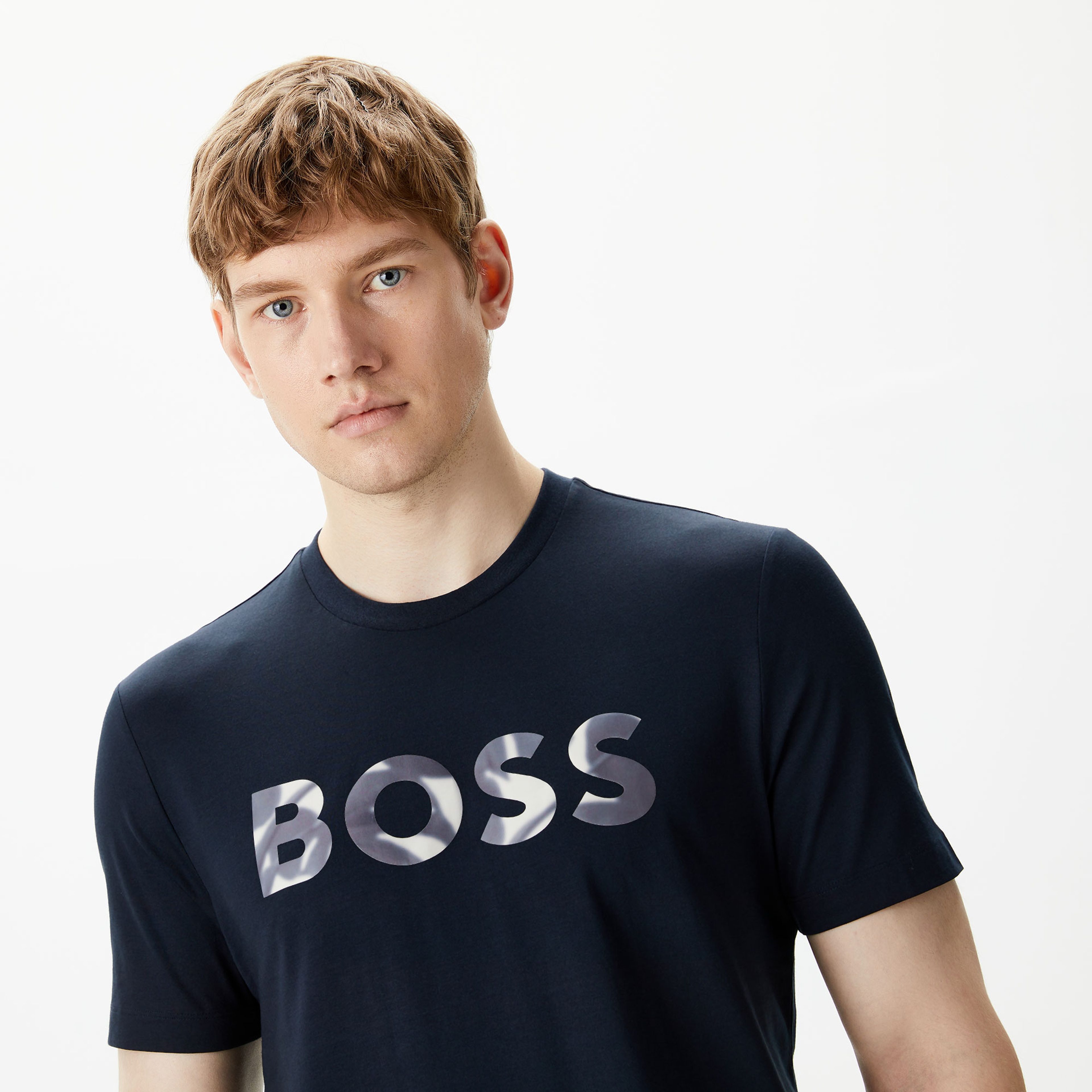 Boss Thompson 15 Erkek Mavi T-Shirt