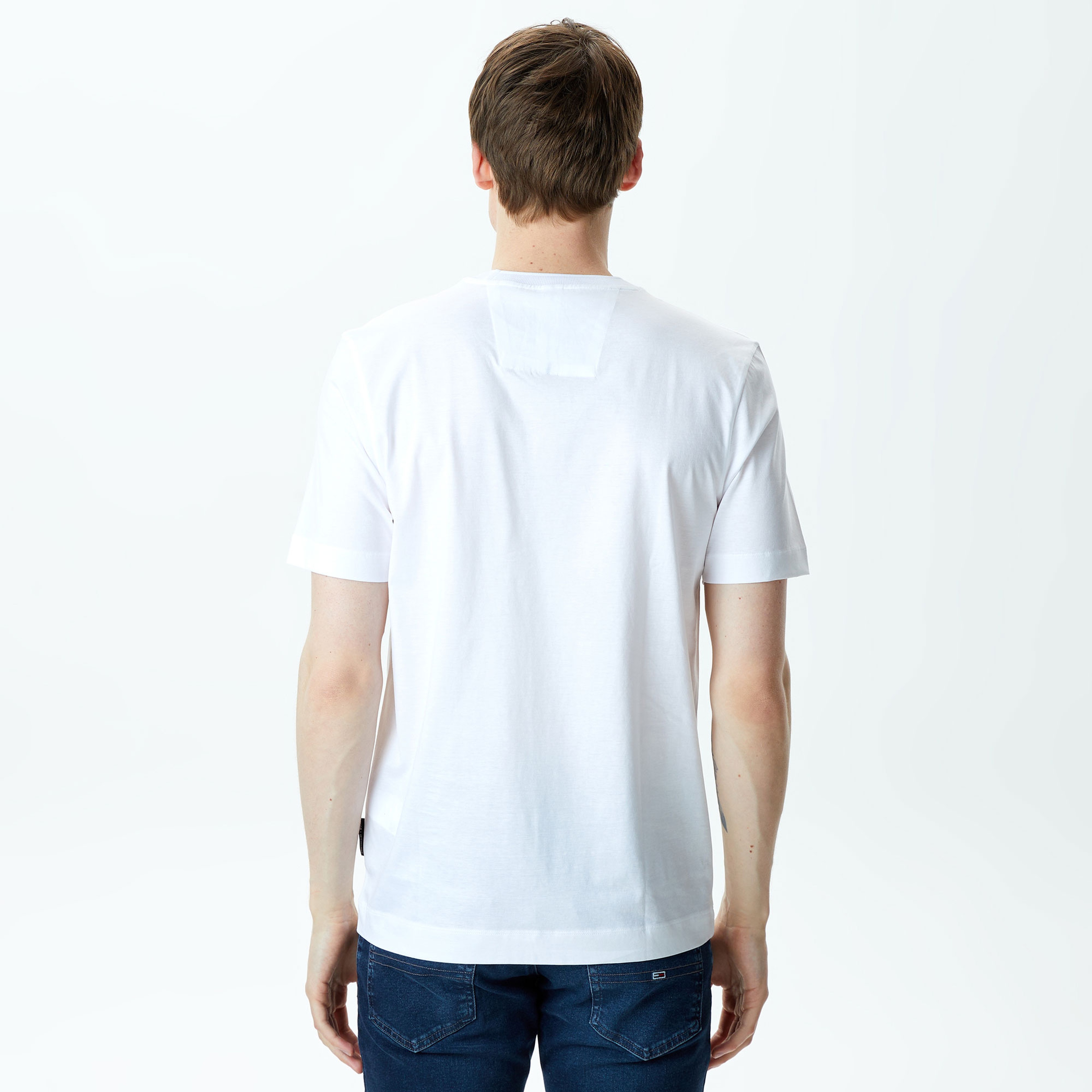 Boss Thompson 281_Ps Erkek Beyaz T-Shirt