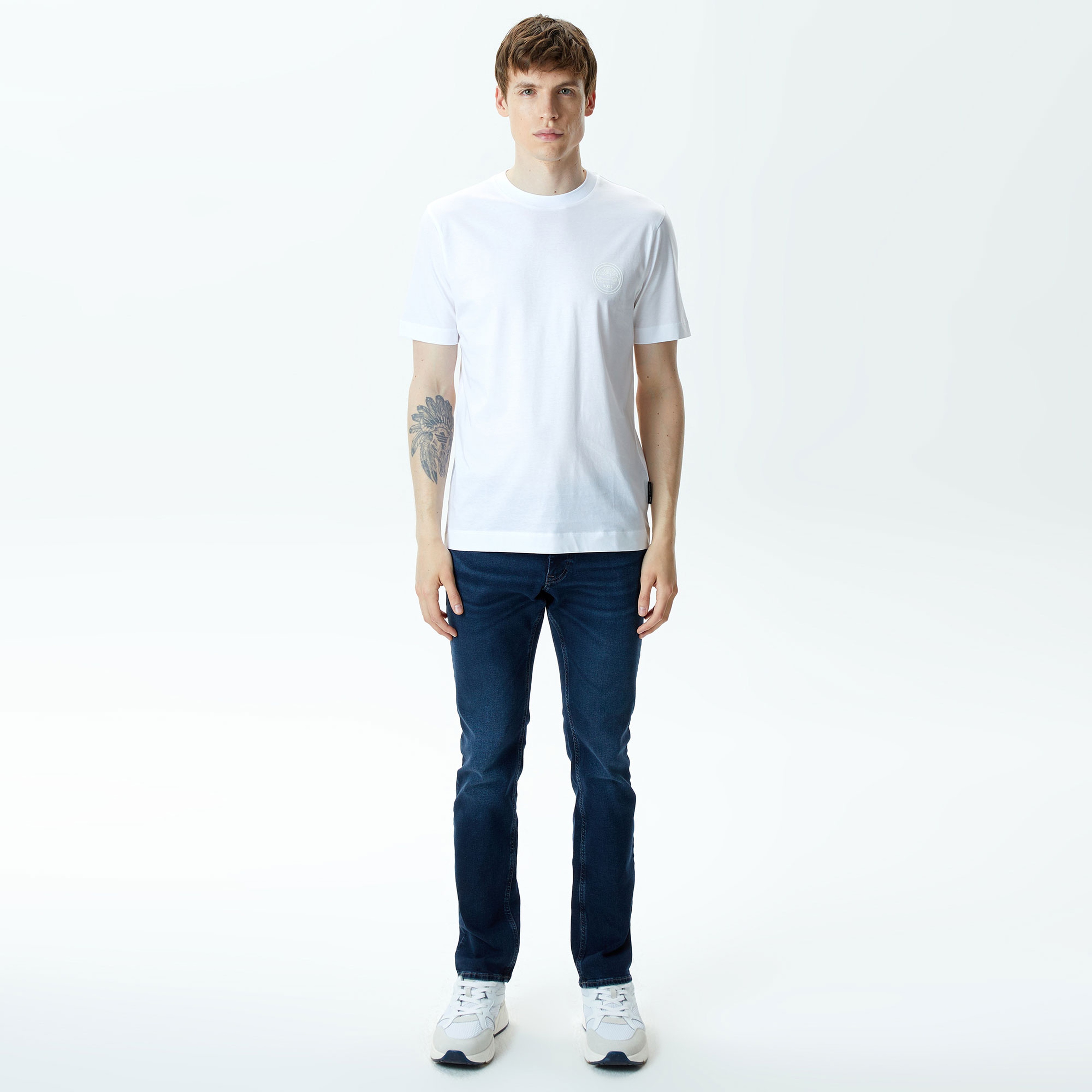 Boss Thompson 281_Ps Erkek Beyaz T-Shirt