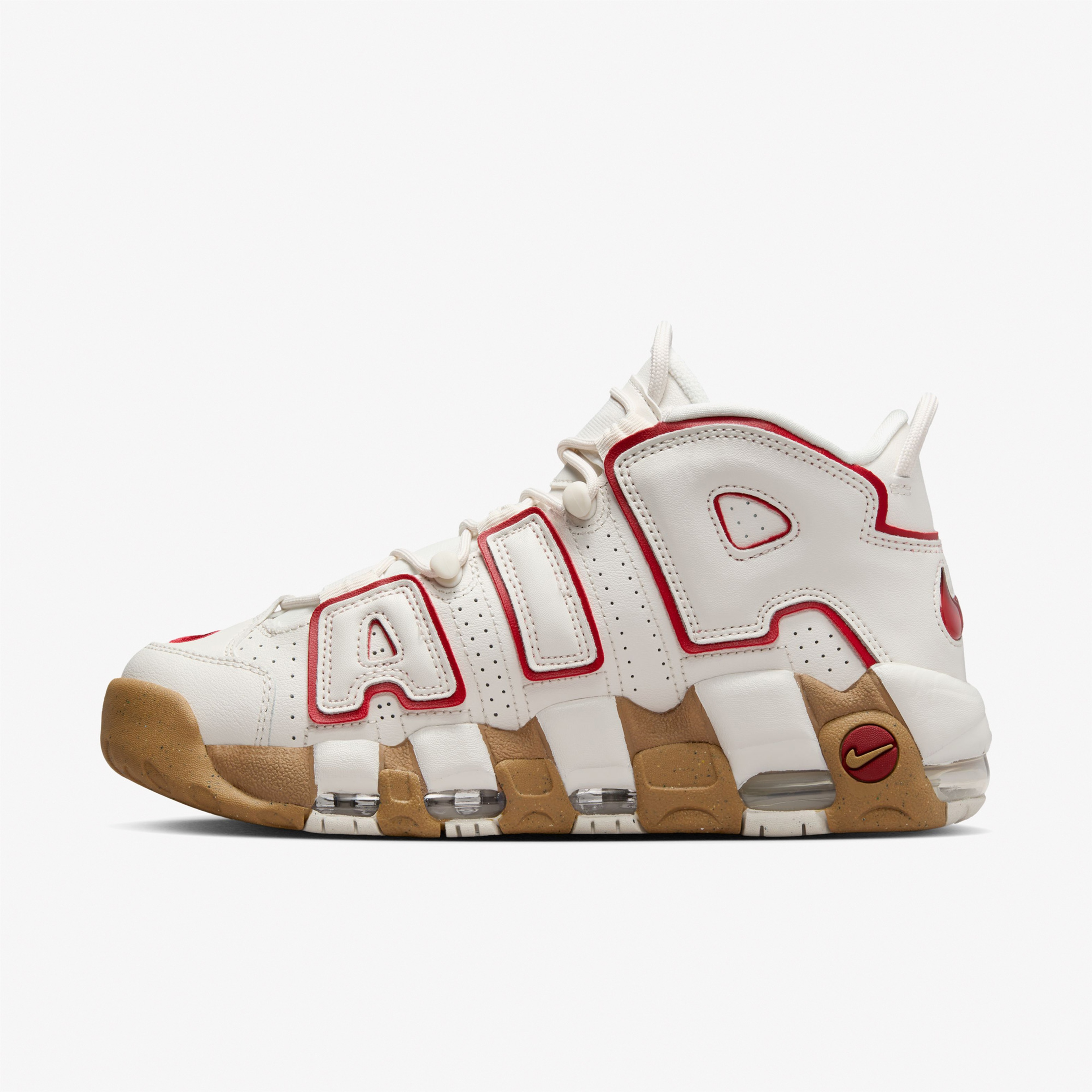 Nike Air More Uptempo Kadın Krem Rengi Spor Ayakkabı