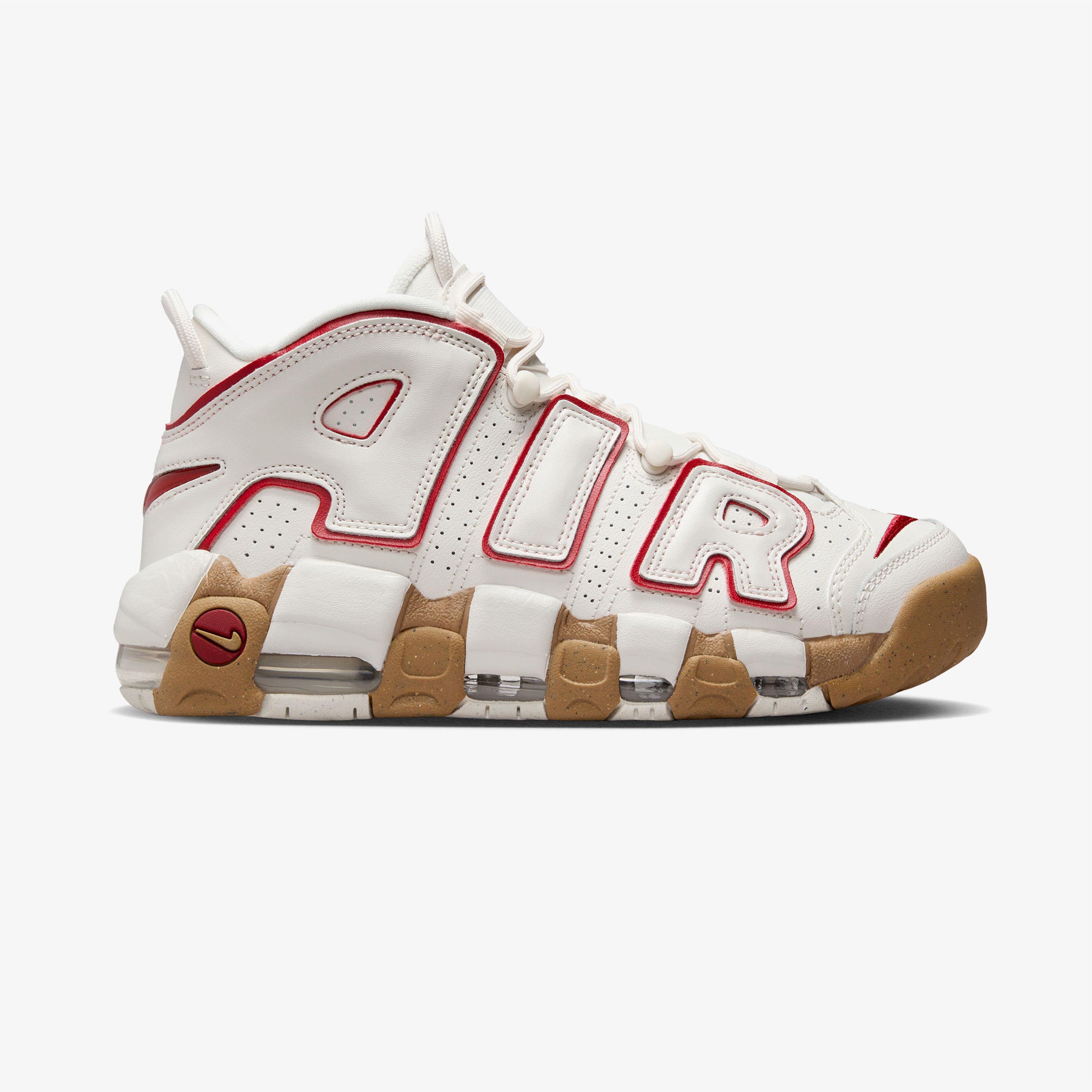 Nike Air More Uptempo Kadın Krem Rengi Spor Ayakkabı