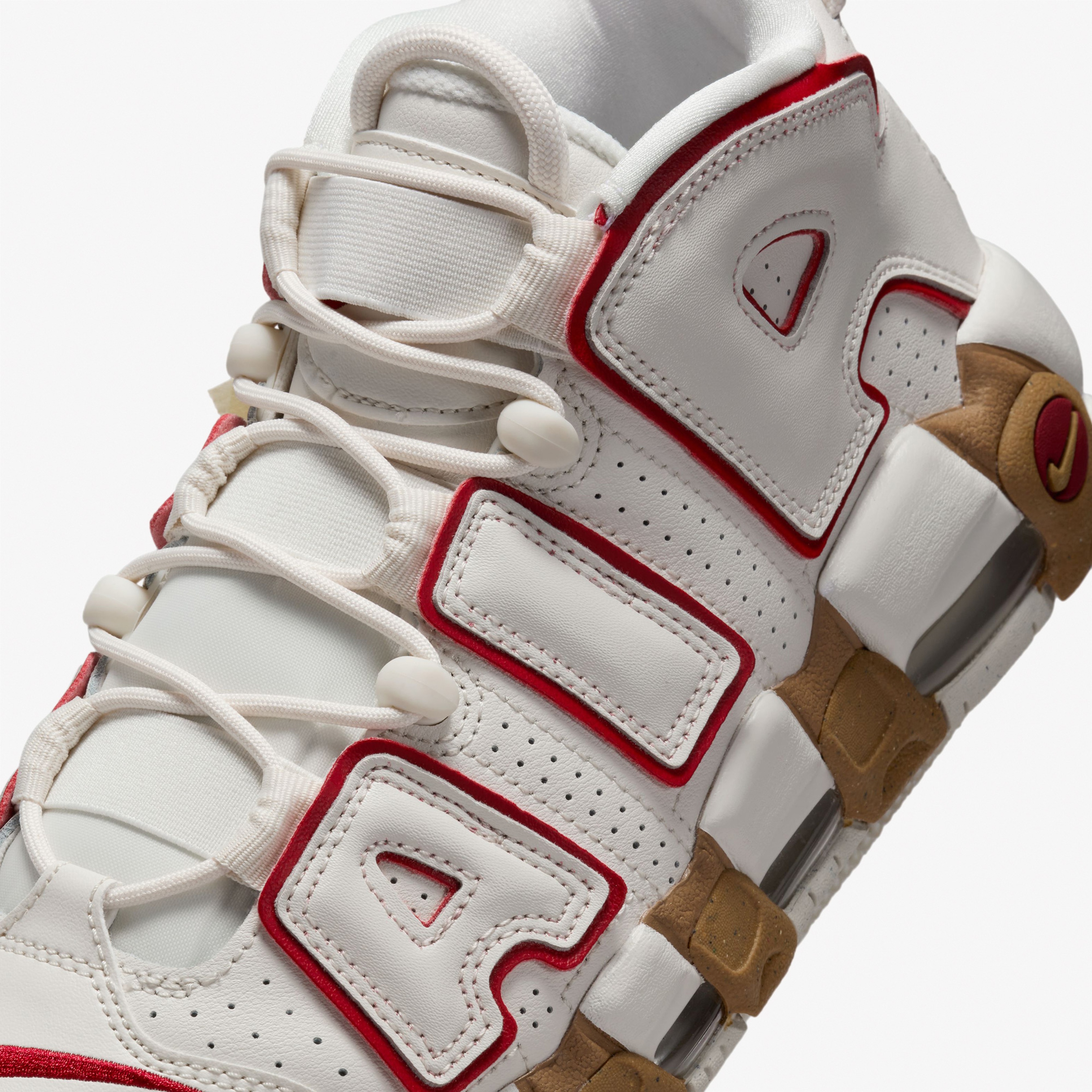 Nike Air More Uptempo Kadın Krem Rengi Spor Ayakkabı