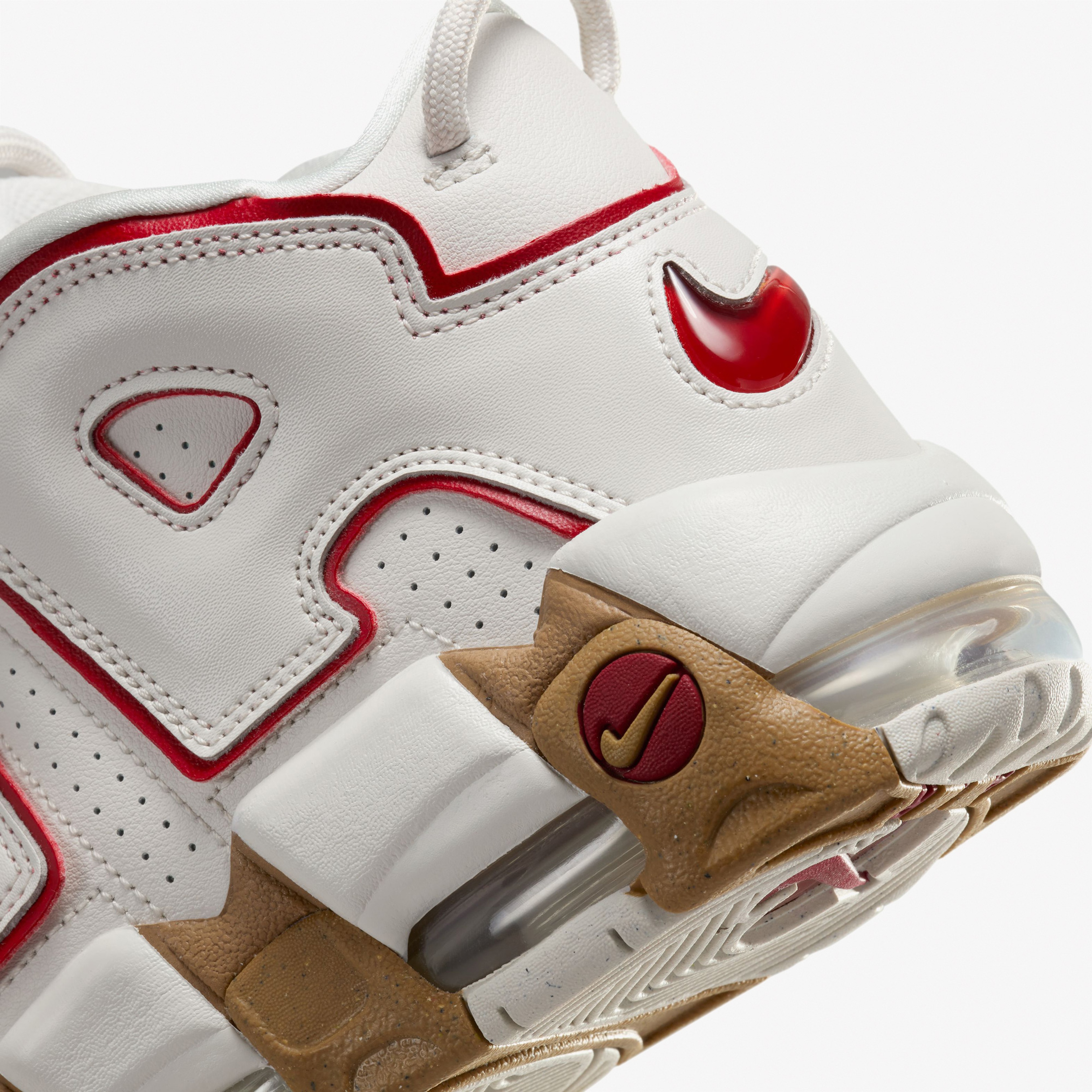 Nike Air More Uptempo Kadın Krem Rengi Spor Ayakkabı