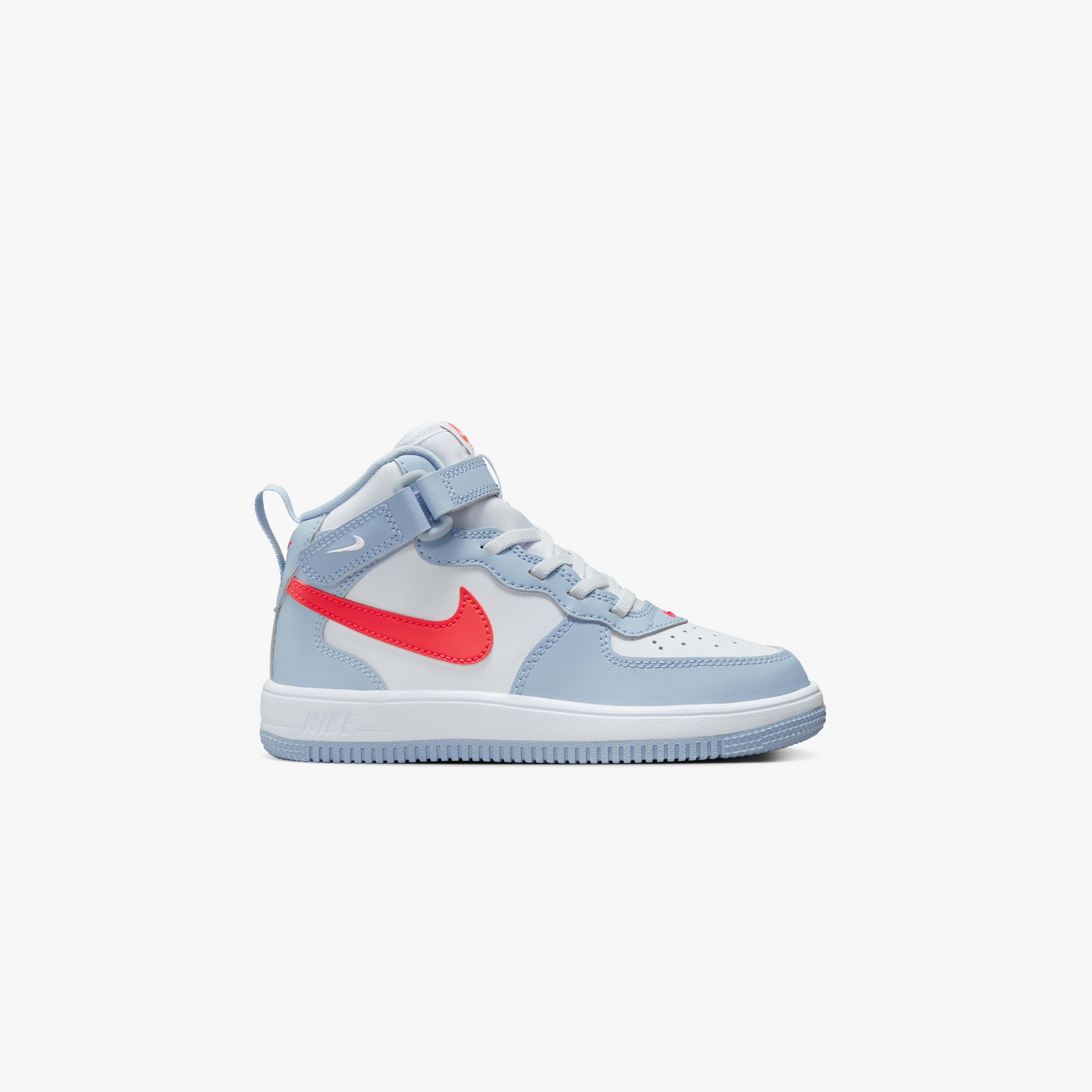 Nike Force 1 Mid EasyOn Çocuk Mavi Spor Ayakkabı