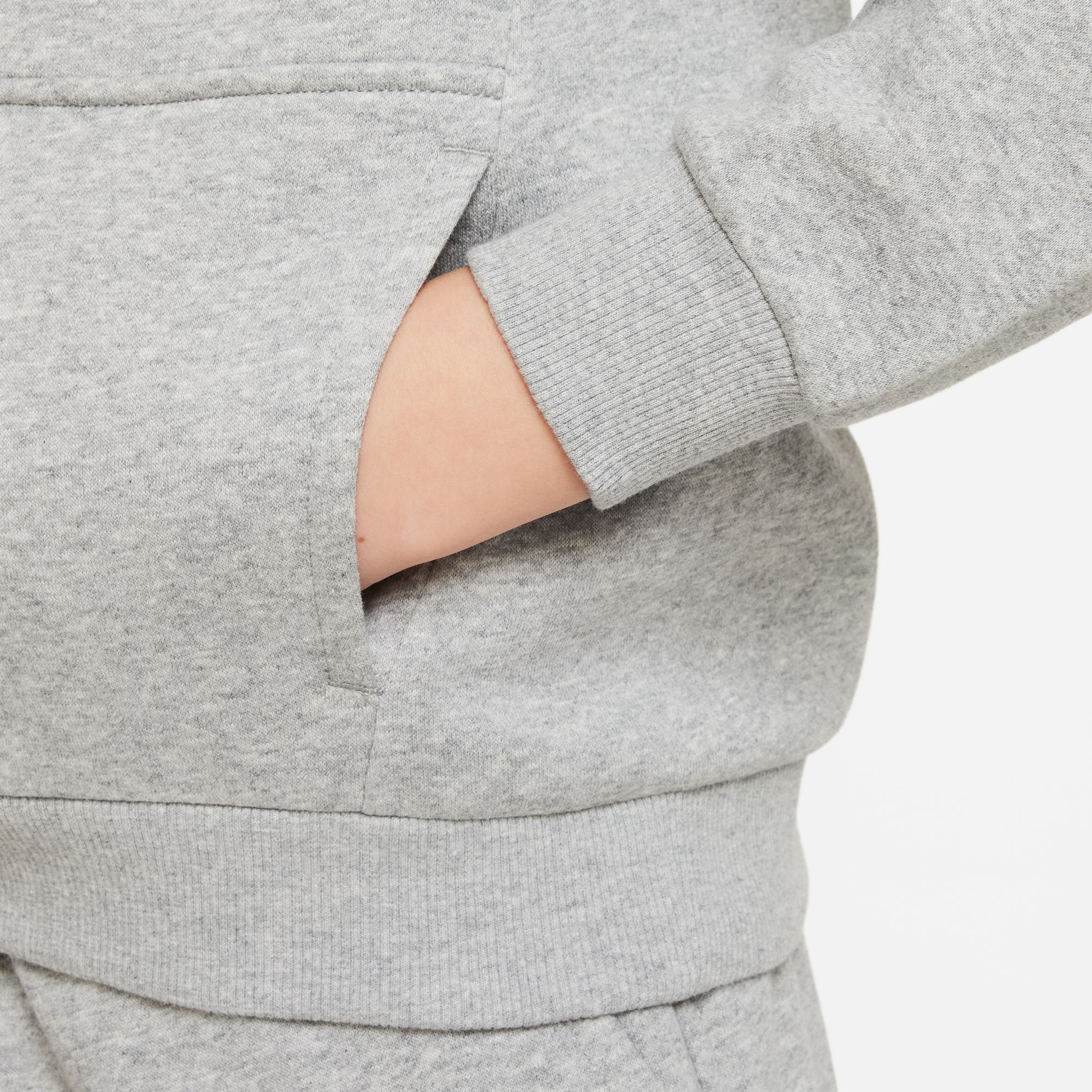 Nike Sportswear Club Fleece Çocuk Gri Hoodie