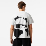 Leo Panda Unisex Gri T-Shirt