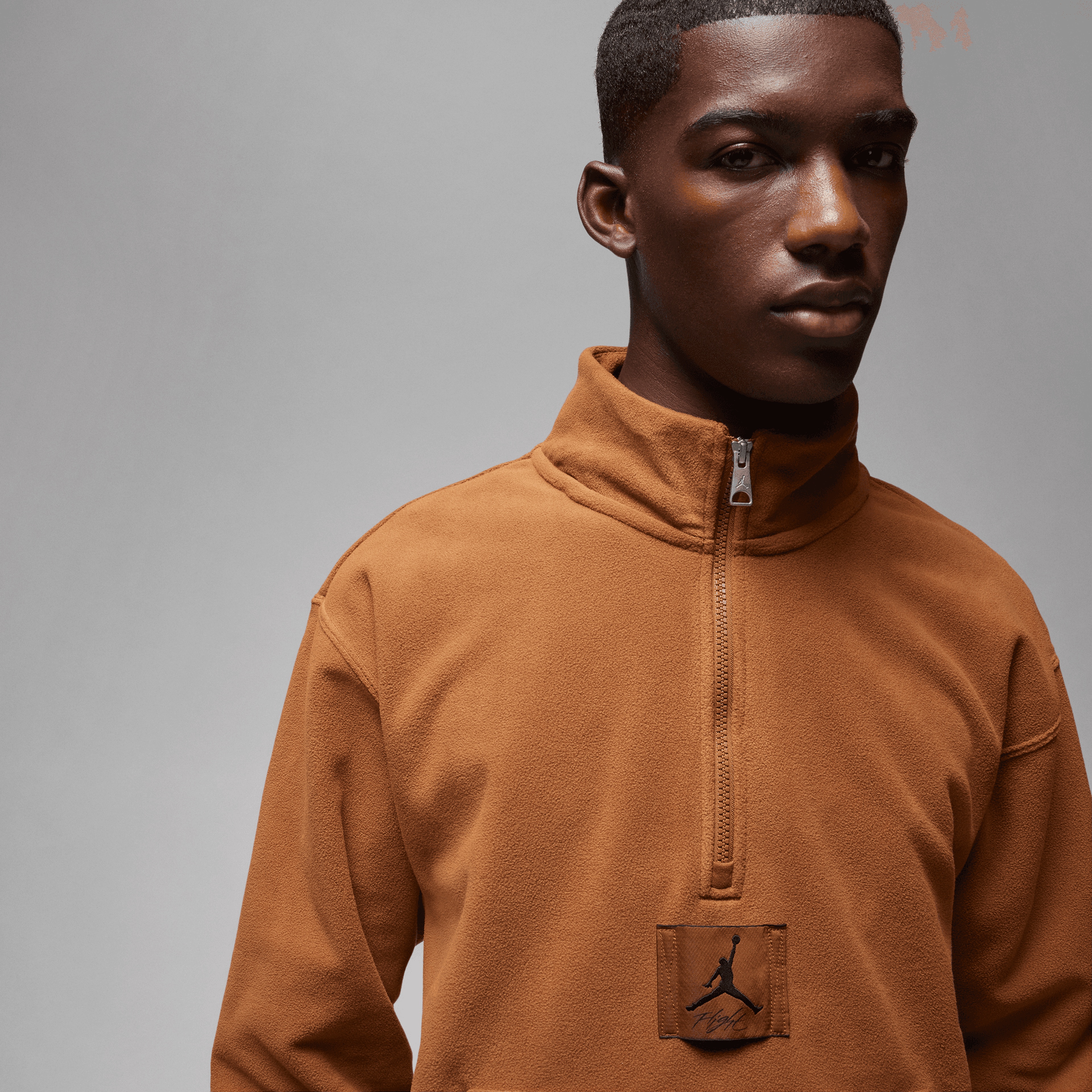 Jordan Essentials Stmt Flc Wntr Hz Erkek Kahverengi Sweatshirt