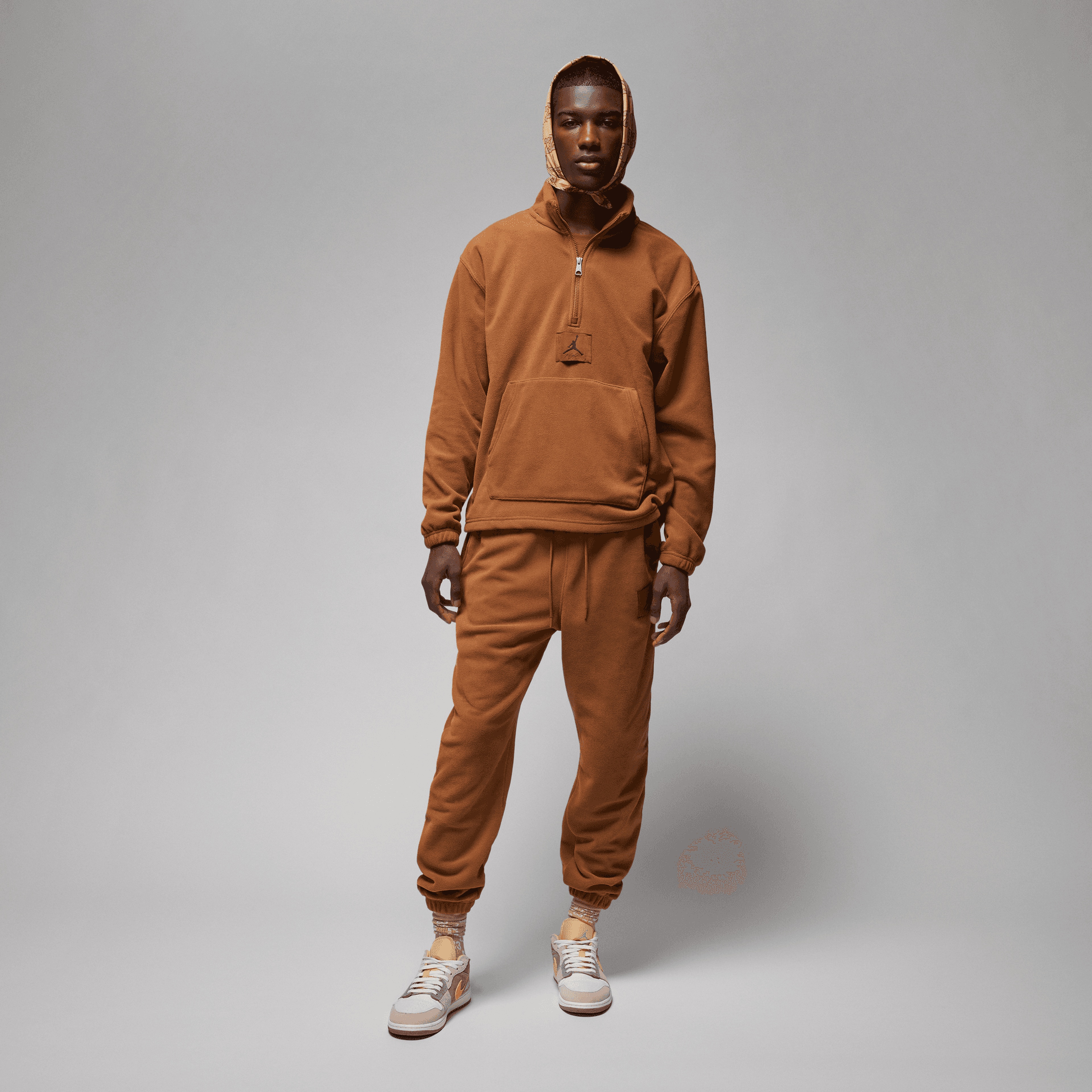 Jordan Essentials Stmt Flc Wntr Hz Erkek Kahverengi Sweatshirt