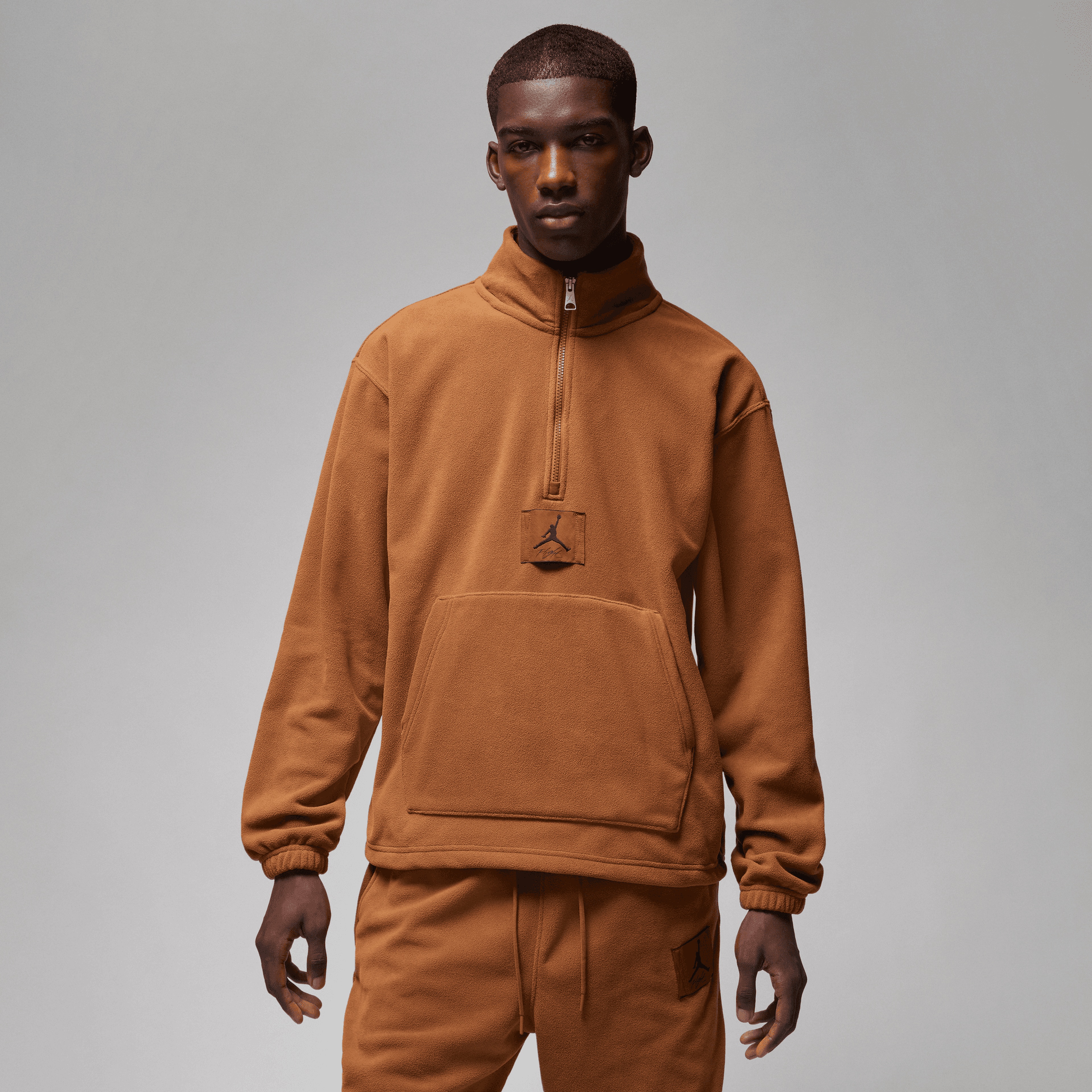 Jordan Essentials Stmt Flc Wntr Hz Erkek Kahverengi Sweatshirt