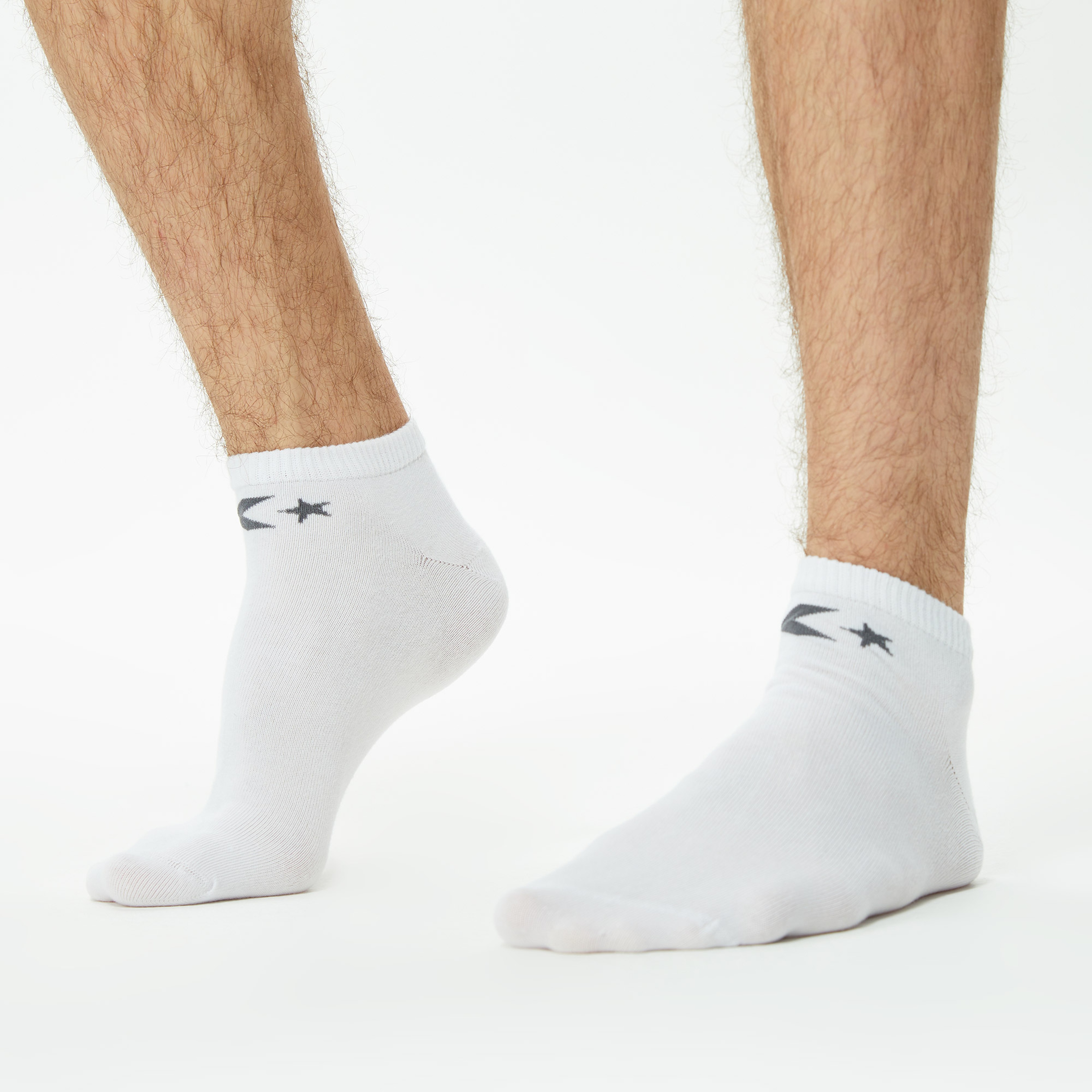 Converse Erkek 3'lü Beyaz Çorap