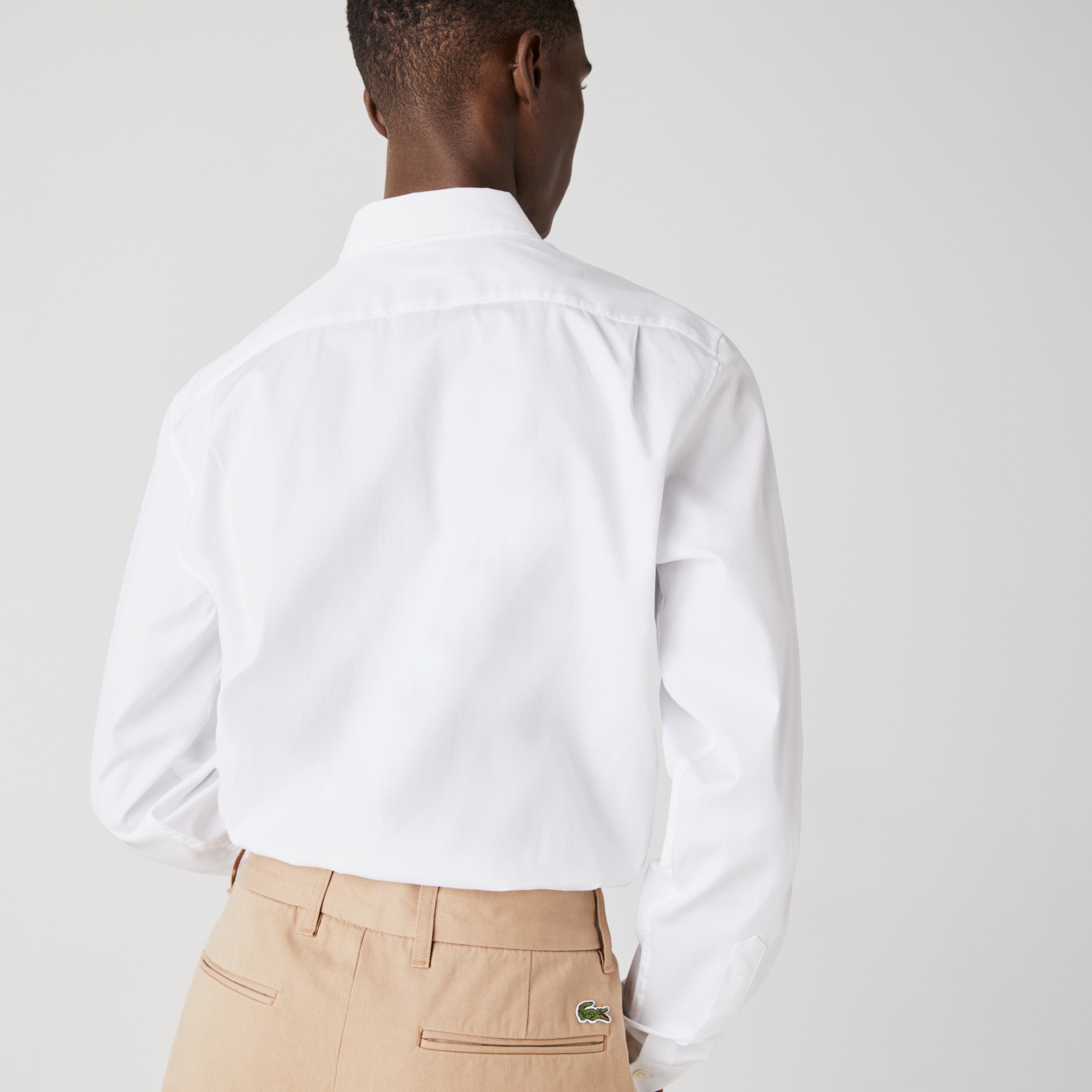 Lacoste Regular Fit Erkek Beyaz Gömlek