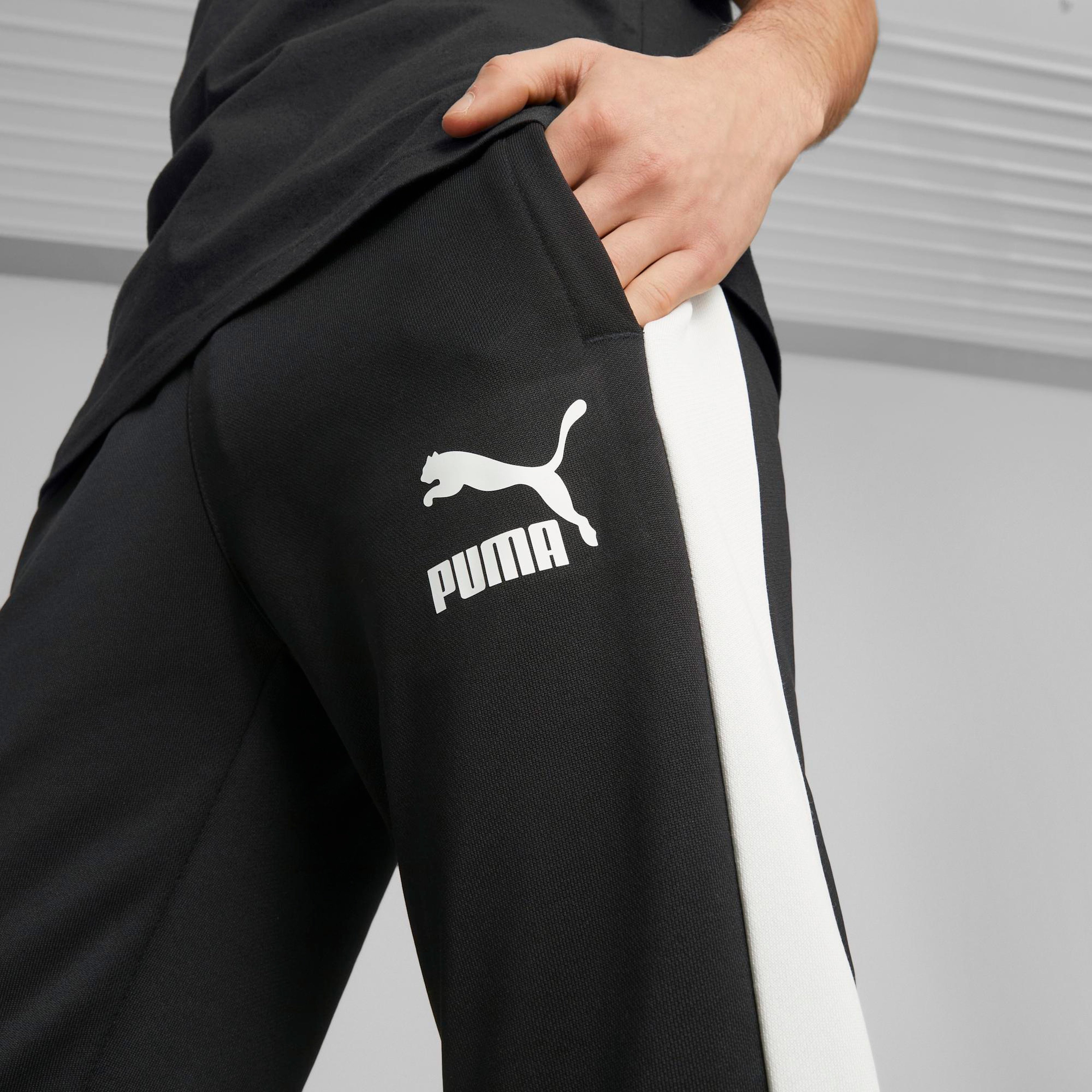 Puma Iconic T7 Erkek Siyah Eşofman Altı