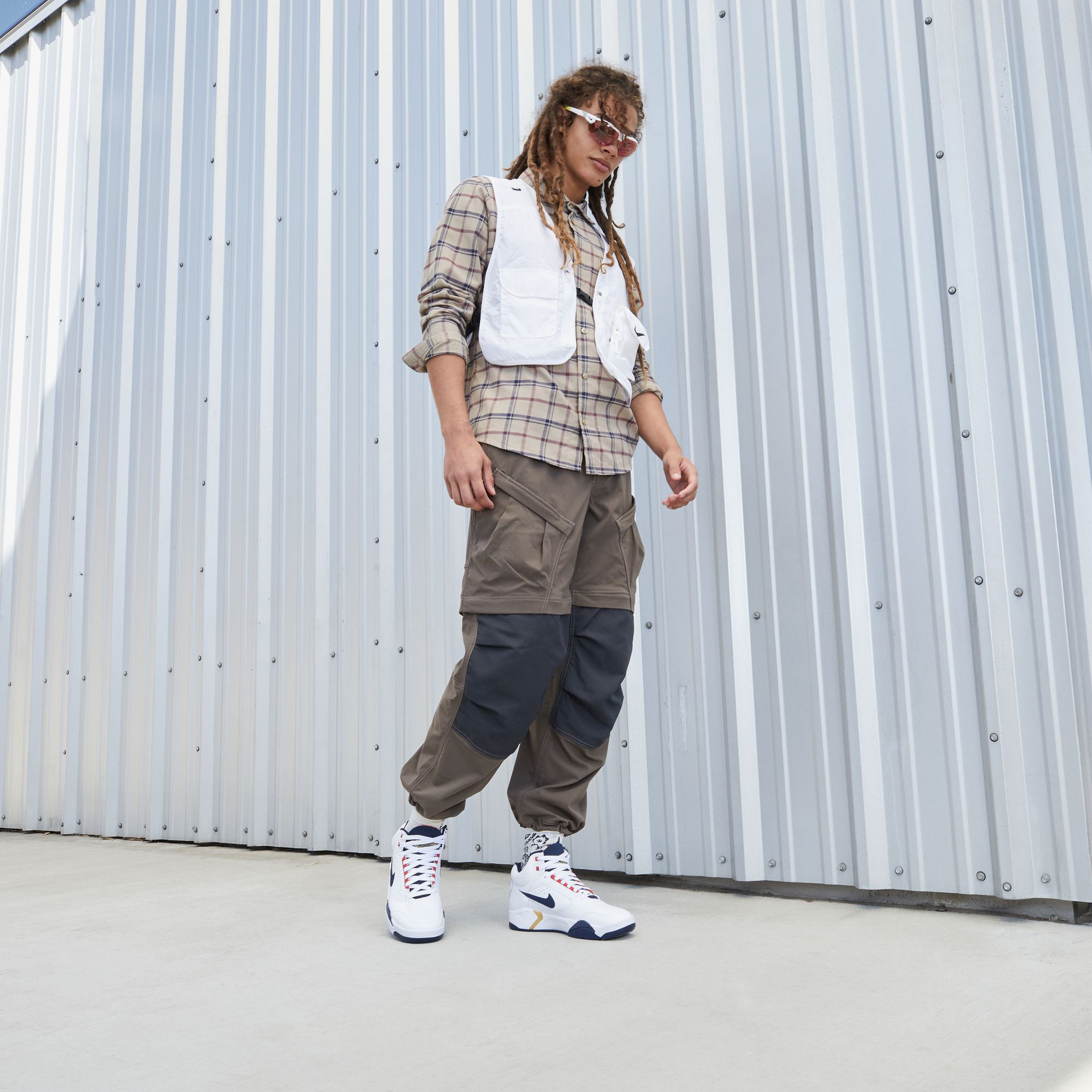 Nike Air Flight Lite Mid Erkek Beyaz Spor Ayakkabı