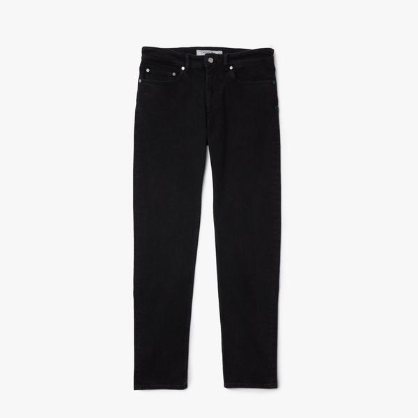 Erkek Slim Fit Siyah Jean Pantolon