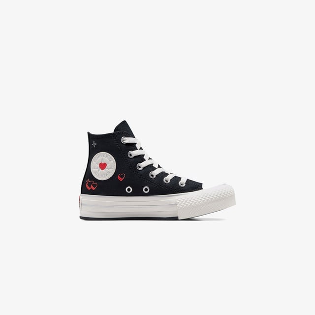 Converse Chuck Taylor All Star EVA Lift Platform Y2K Heart Çocuk Siyah Sneaker - Görsel 2