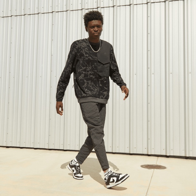 Nike Nike Siyah Dunk Low Retro White Black Spor Ayakkabı Sneaker | Occasion Siyah - 11. görsel