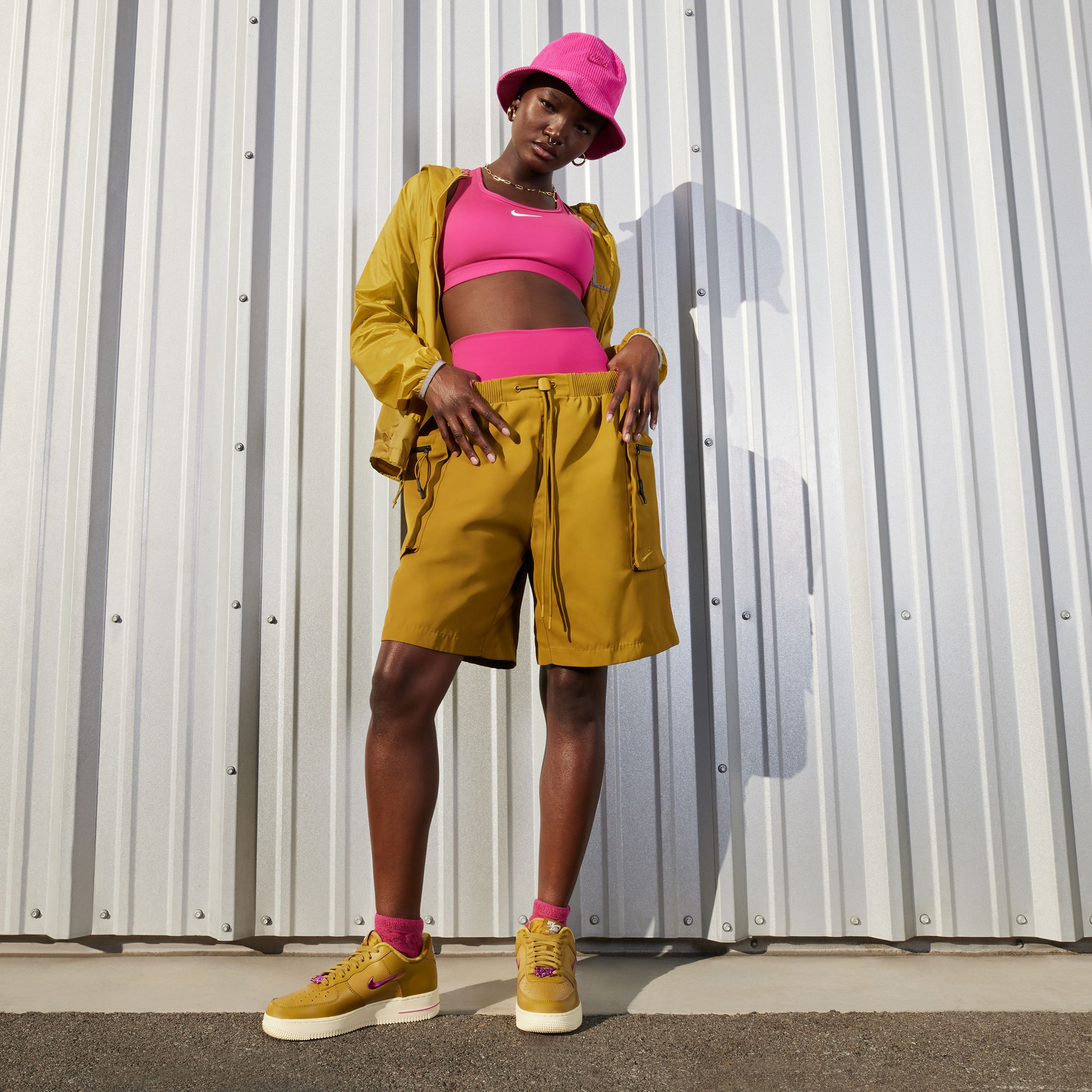 Nike Air Force 1 07 Sportswear Kadın Sarı/Altın Spor Ayakkabı