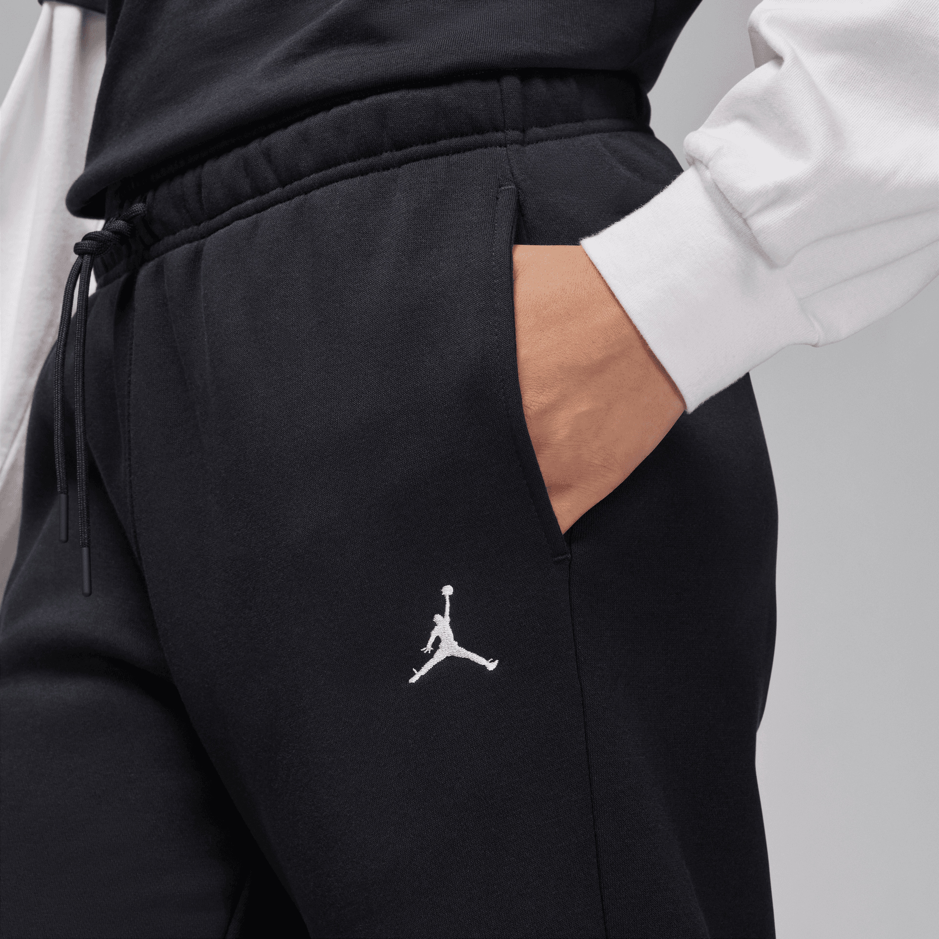 Jordan Brooklyn Fleece Kadın Siyah Eşofman Altı