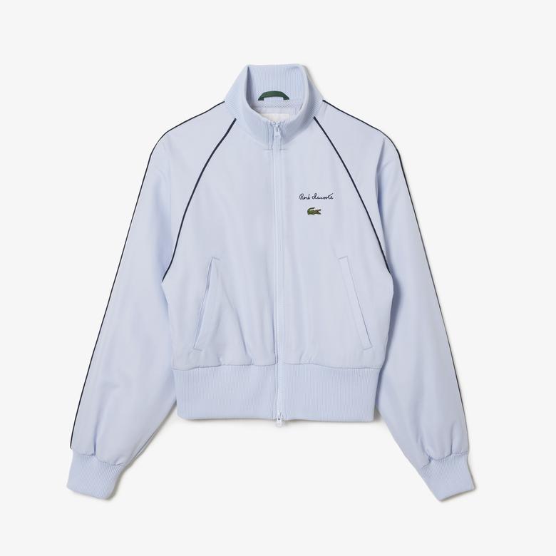 Lacoste Relaxed Fit Diamond Taffeta Track Jacket