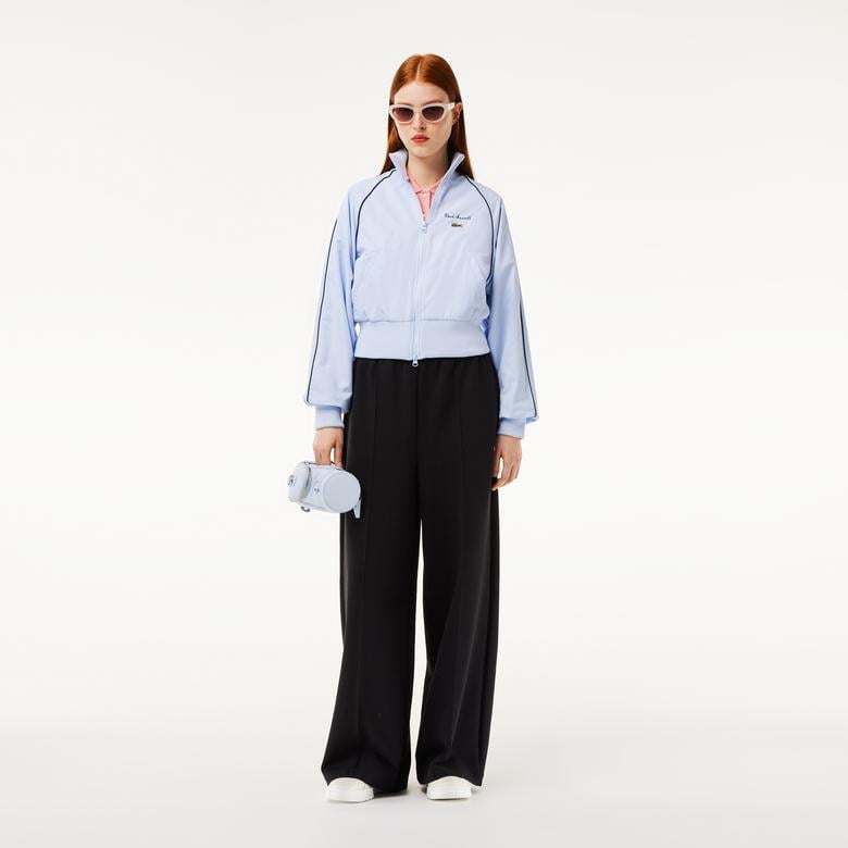 Lacoste Relaxed Fit Diamond Taffeta Track Jacket