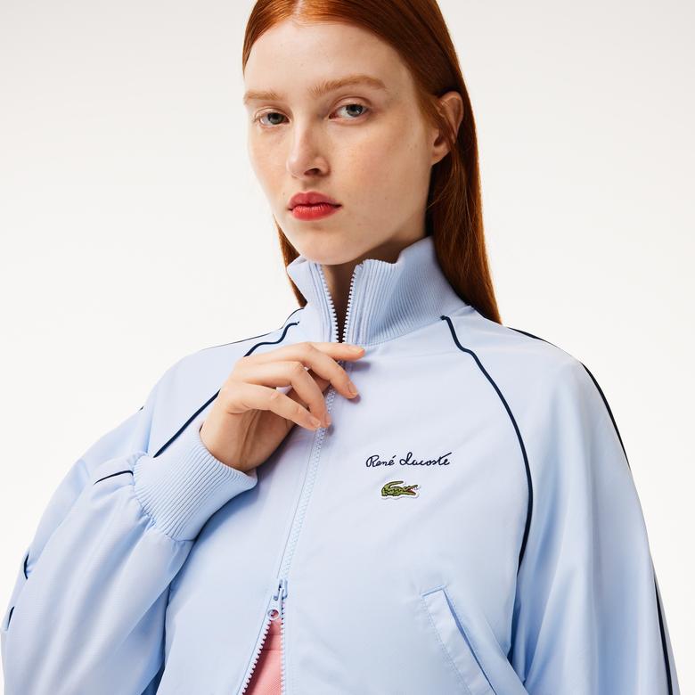 Lacoste Relaxed Fit Diamond Taffeta Track Jacket