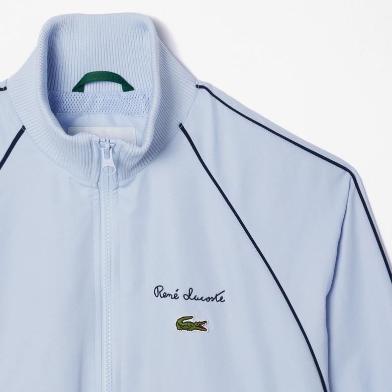 Lacoste Relaxed Fit Diamond Taffeta Track Jacket