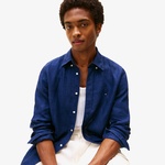 Tommy Hilfiger Erkek Mavi Gömlek