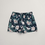 GANT Erkek Lacivert Regular Fit Desenli Mayo Şort