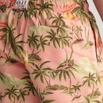 GANT Erkek Pembe Regular Fit Desenli Mayo Şort