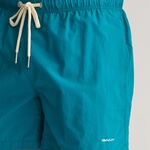 GANT Erkek Mavi Regular Fit Logolu Mayo Şort