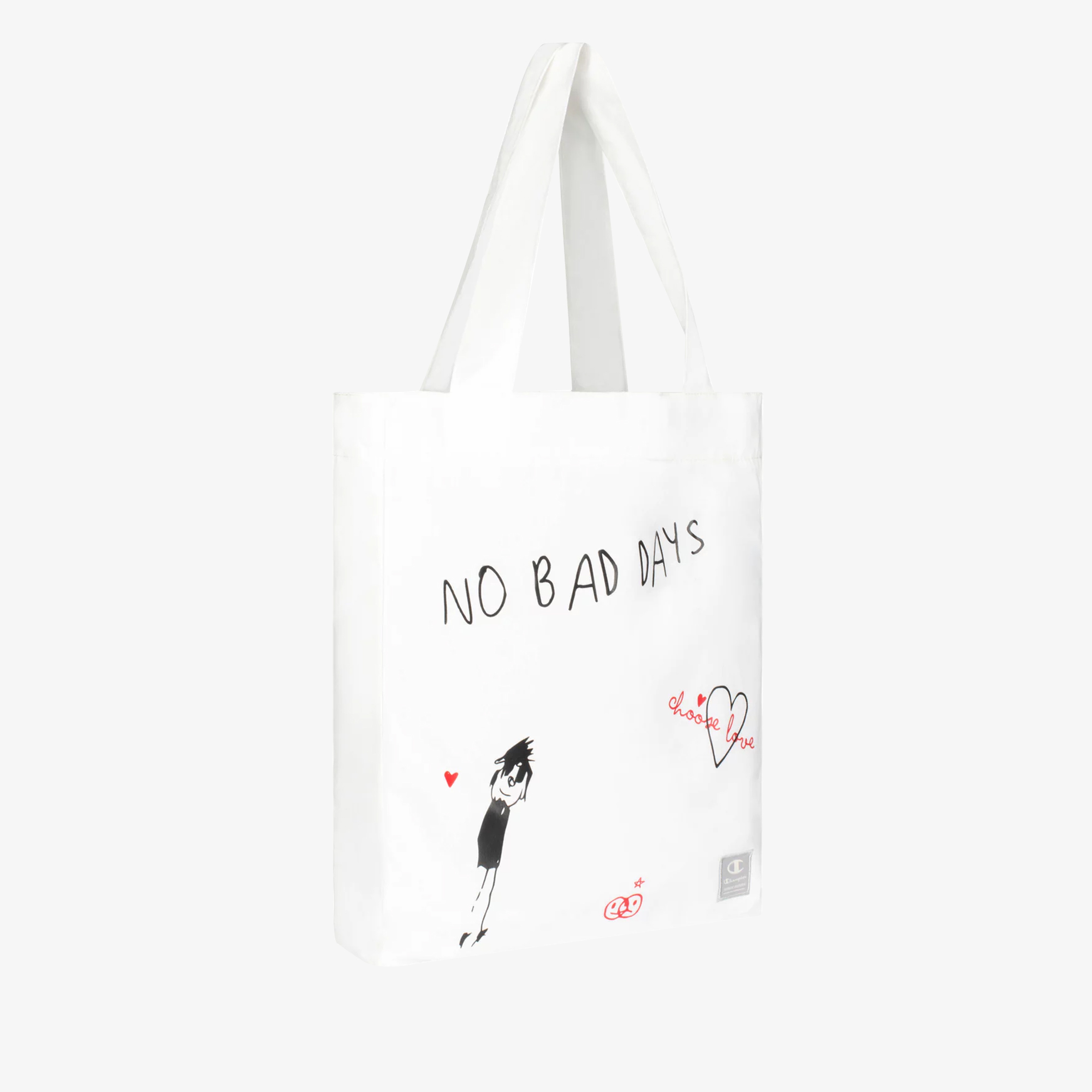 Champion Tote Unisex Beyaz Omuz Çantası