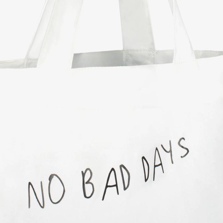 Champion Tote Unisex Beyaz Omuz Çantası