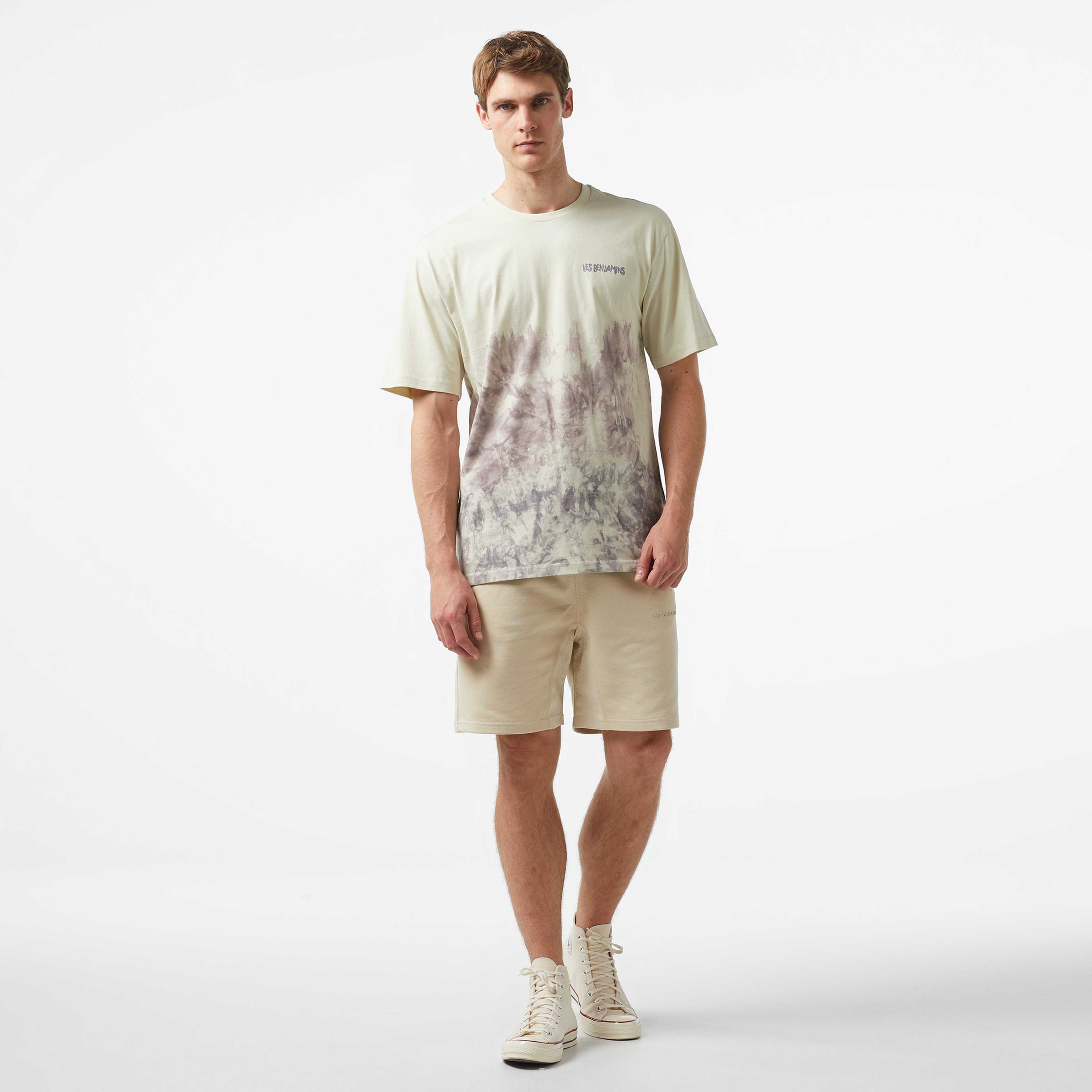 Les Benjamins 022 Erkek Gri T-Shirt
