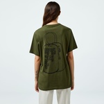 Alpha Industries Alpha Dog Tag Unisex Yeşil T-Shirt